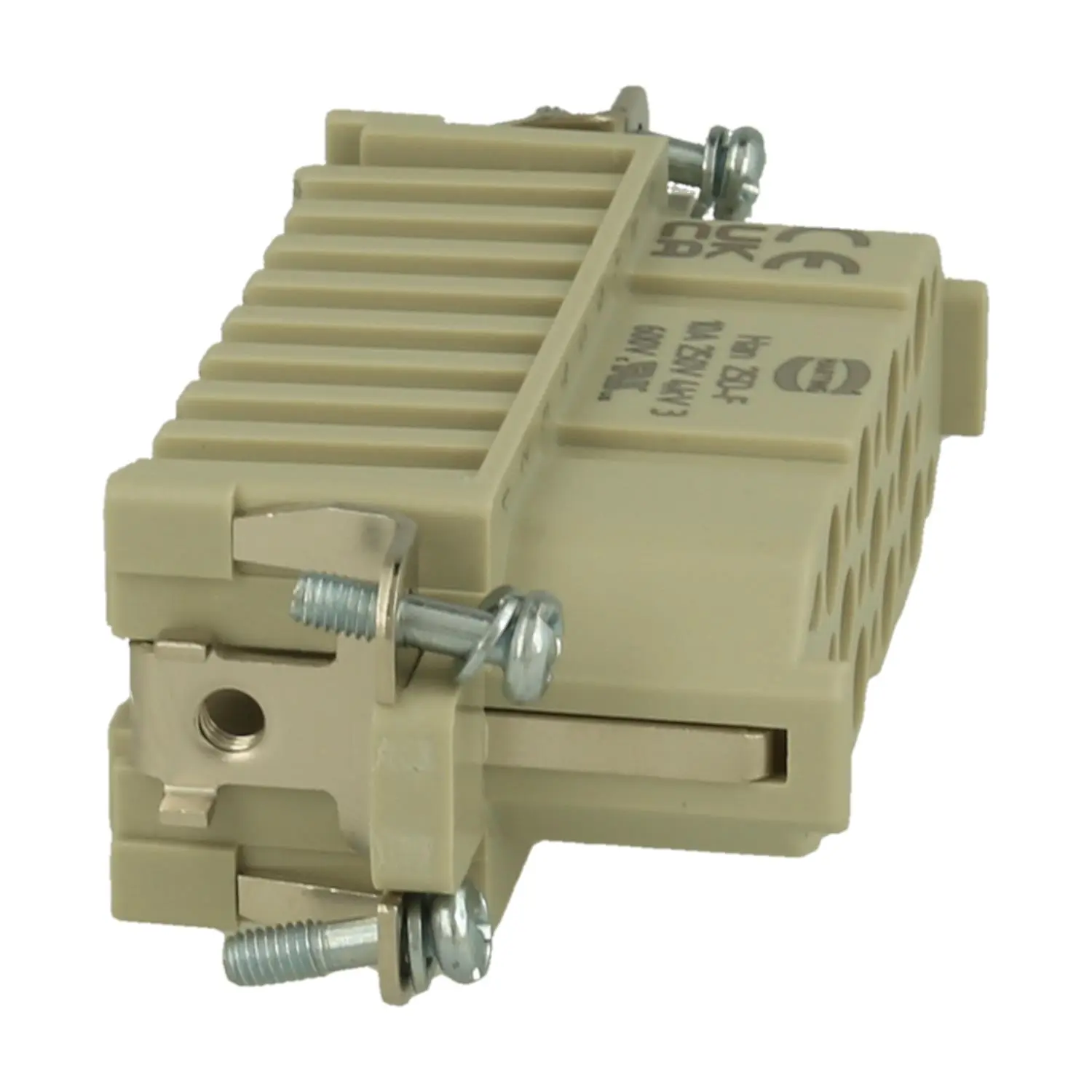 Produktfoto 1 von 09210253111 HARTING Han 25D Buchseneinsatz (F) Crimpanschluss, 25-polig+PE 250V, 10A