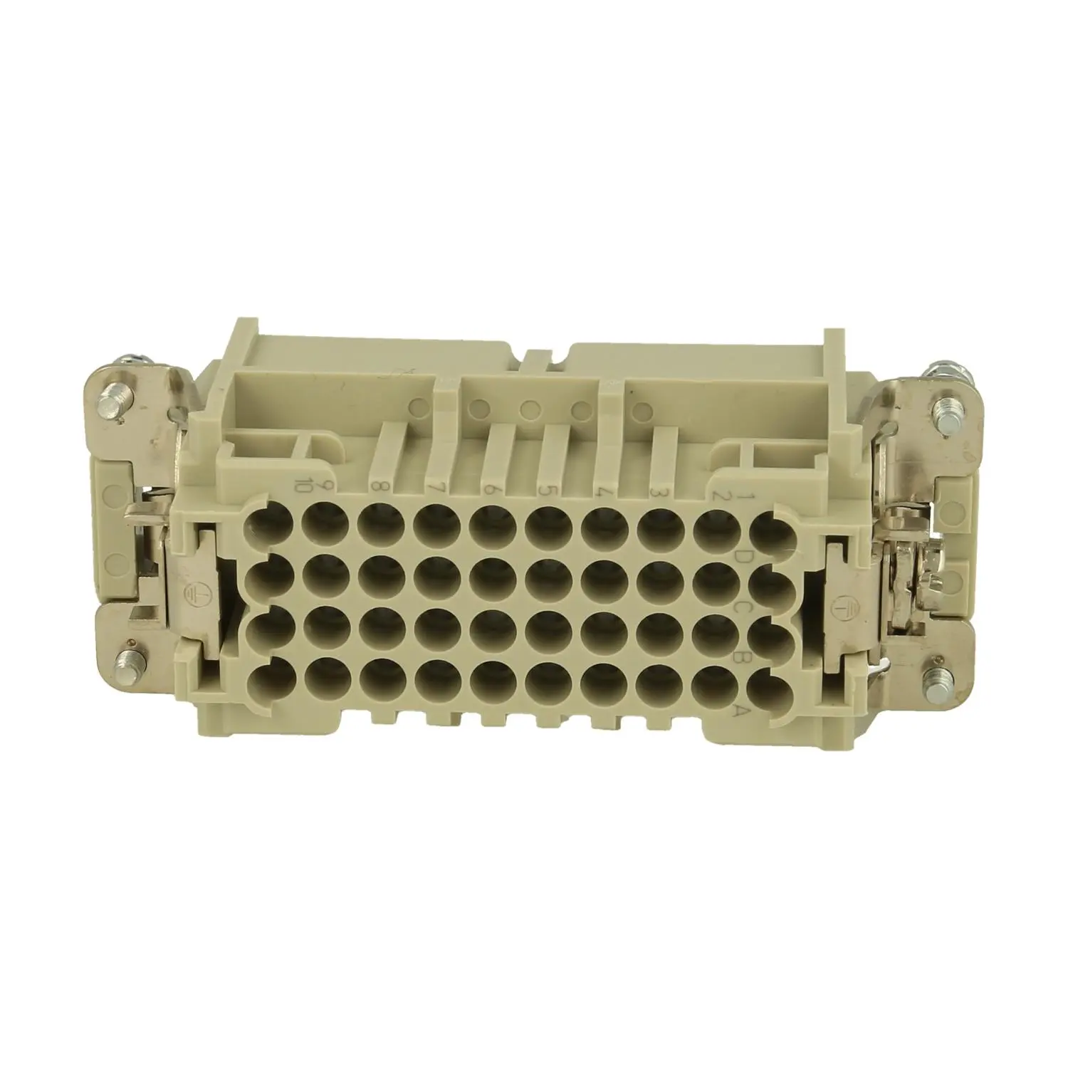 Produktfoto 1 von 09212403001 HARTING Han 40D HMC Stifteinsatz (M) Crimpanschluss, 40-polig+PE 250V, 16A