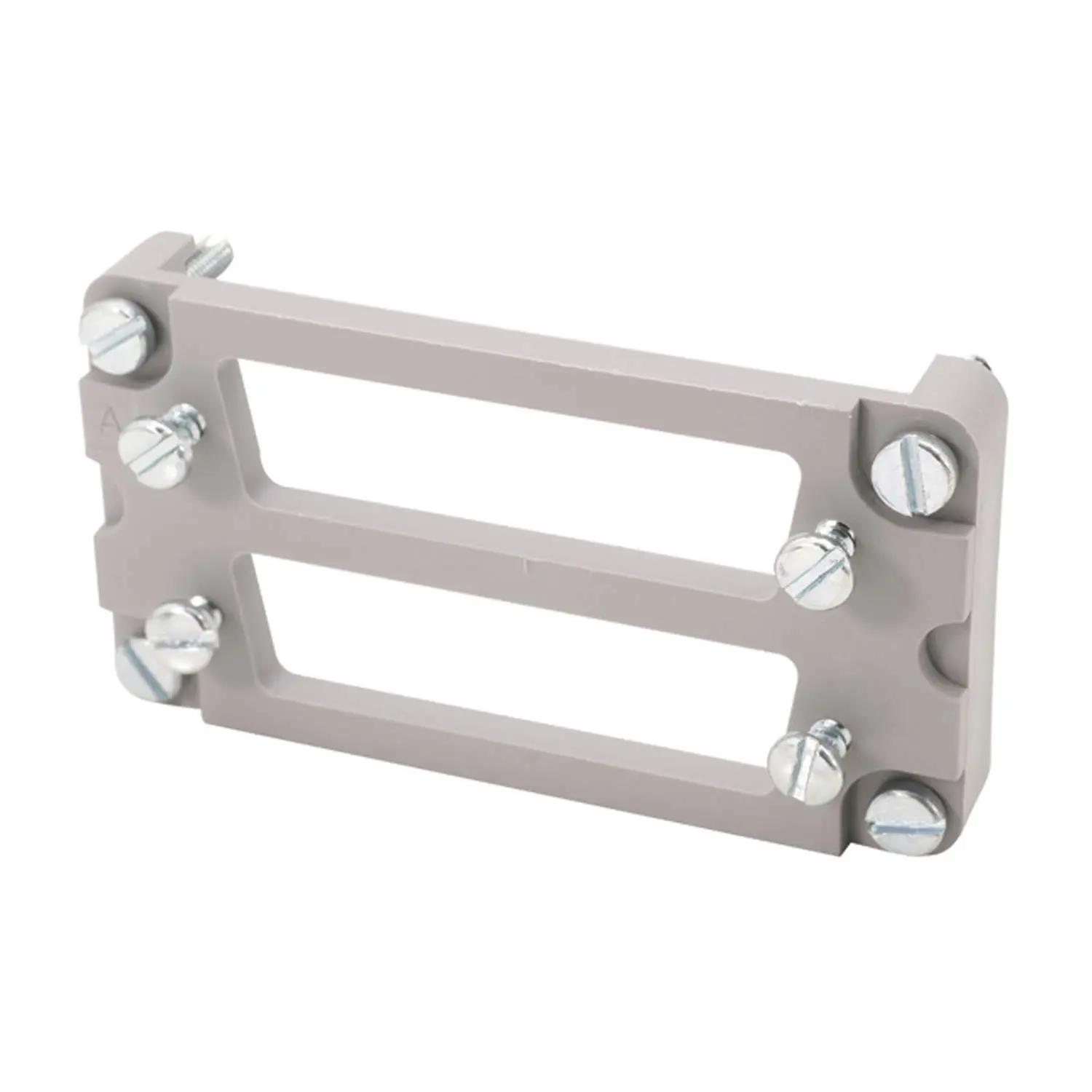 Produktfoto 1 von 09300009972 HARTING Han 10B D-Sub Adapterplatte für D-Sub 2x 25-polig passend für 10B Gehäuse Werkstoff Kunststoff