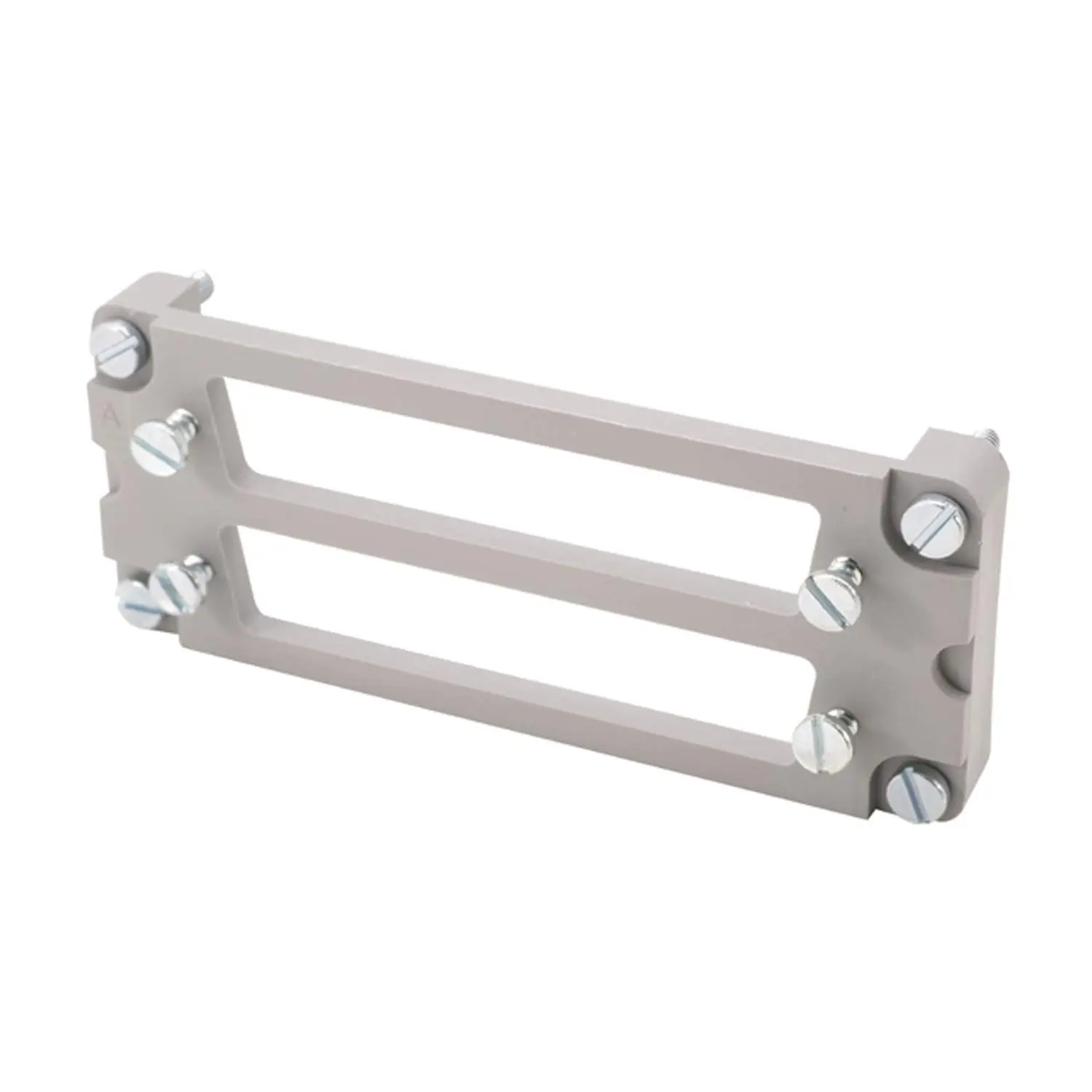 Produktfoto 1 von 09300009973 HARTING Han 16B D-Sub Adapterplatte für D-Sub 2x 37-polig passend für 16B Gehäuse Werkstoff Kunststoff