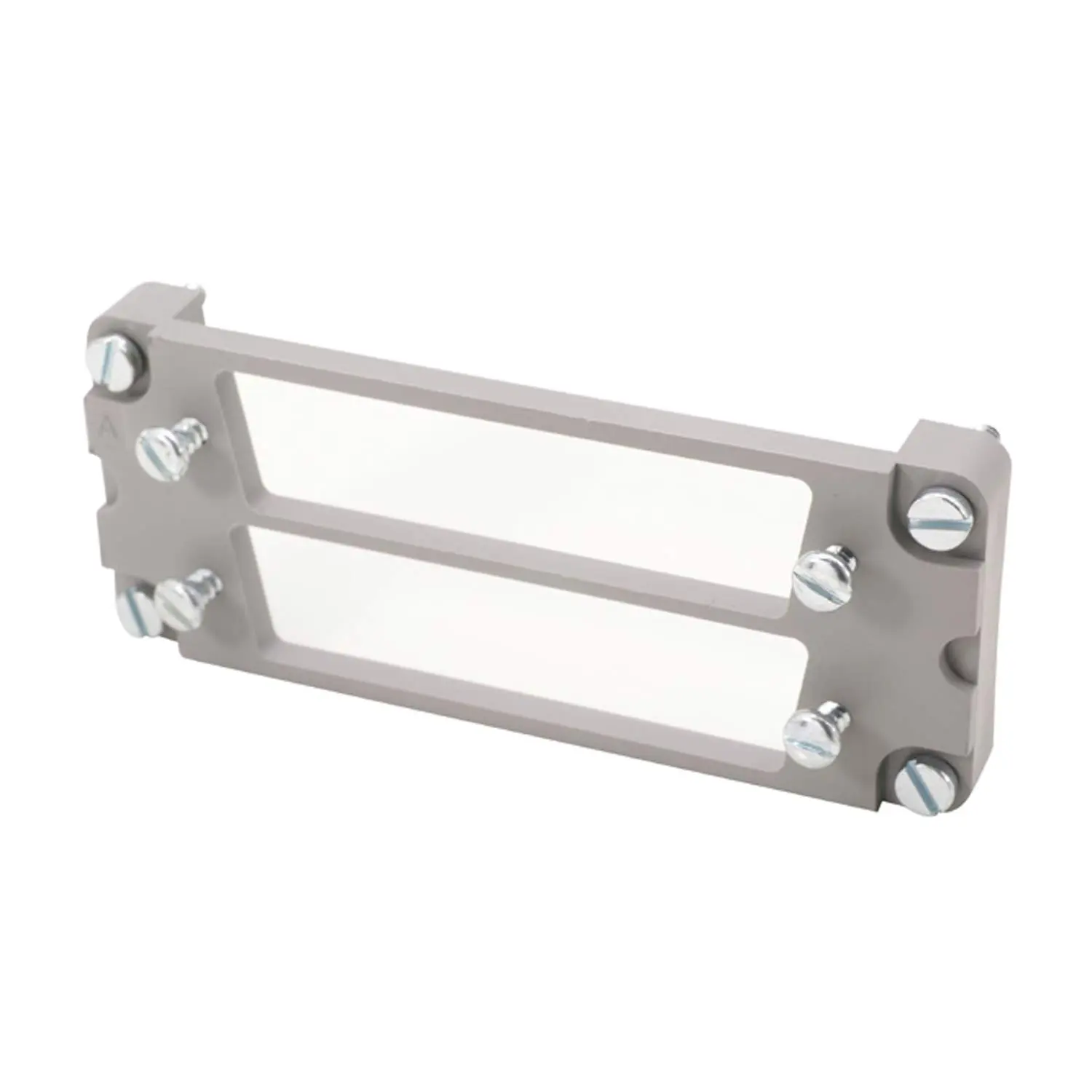 Produktfoto 1 von 09300009974 HARTING Han 16B D-Sub Adapterplatte für D-Sub 2x 50-polig passend für 16B Gehäuse Werkstoff Kunststoff
