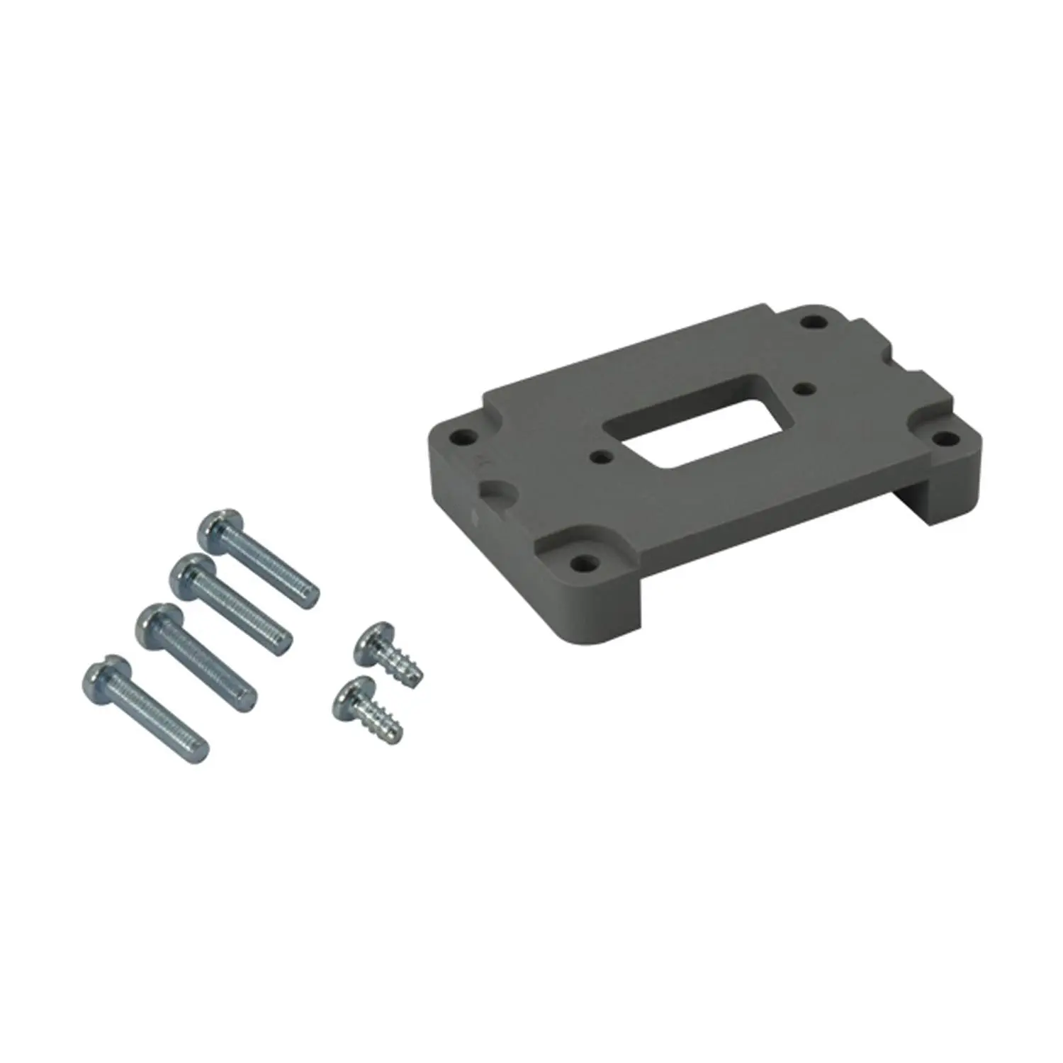 Produktfoto 1 von 09300009965 HARTING Han 6B D-Sub Adapterplatte für D-Sub 9-polig passend für 6B Gehäuse Werkstoff Kunststoff