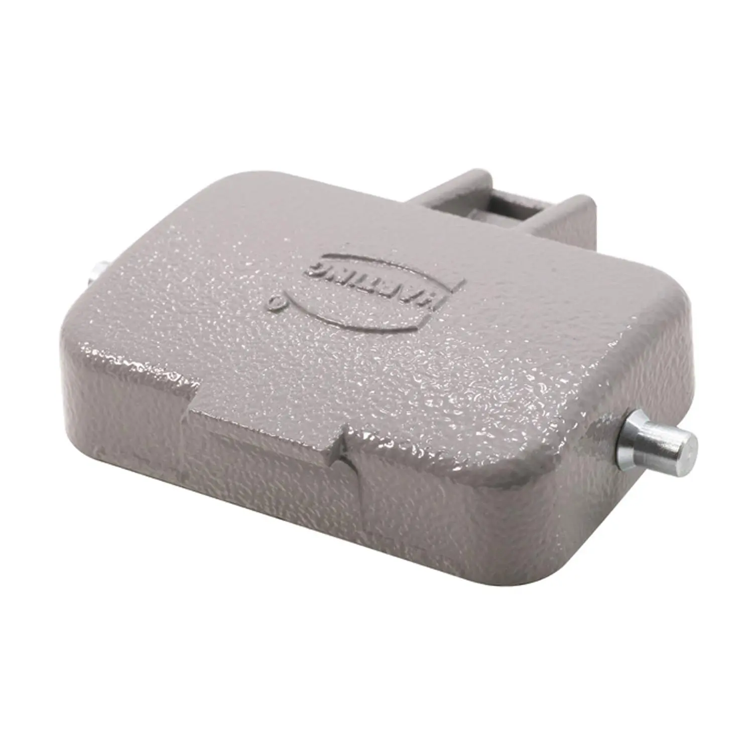 Produktfoto 1 von 09300065403 HARTING Schutzkappe 6B Metall für 1 Bügel am Unterteil für Lagerbock Temperaturbereich -40°C bis 125°C