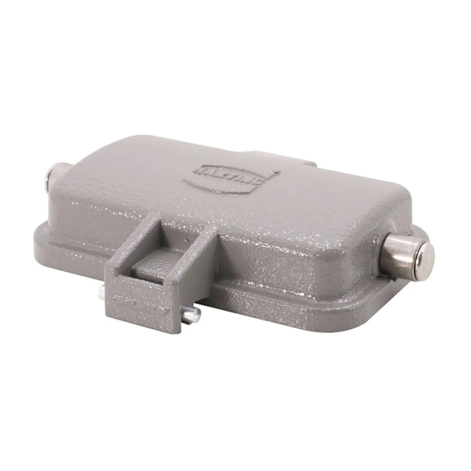 Produktfoto 1 von 09300105404 HARTING Schutzkappe 10B Metall für 1 Bügel am Unterteil für Lagerbock Temperaturbereich -40°C bis 125°C