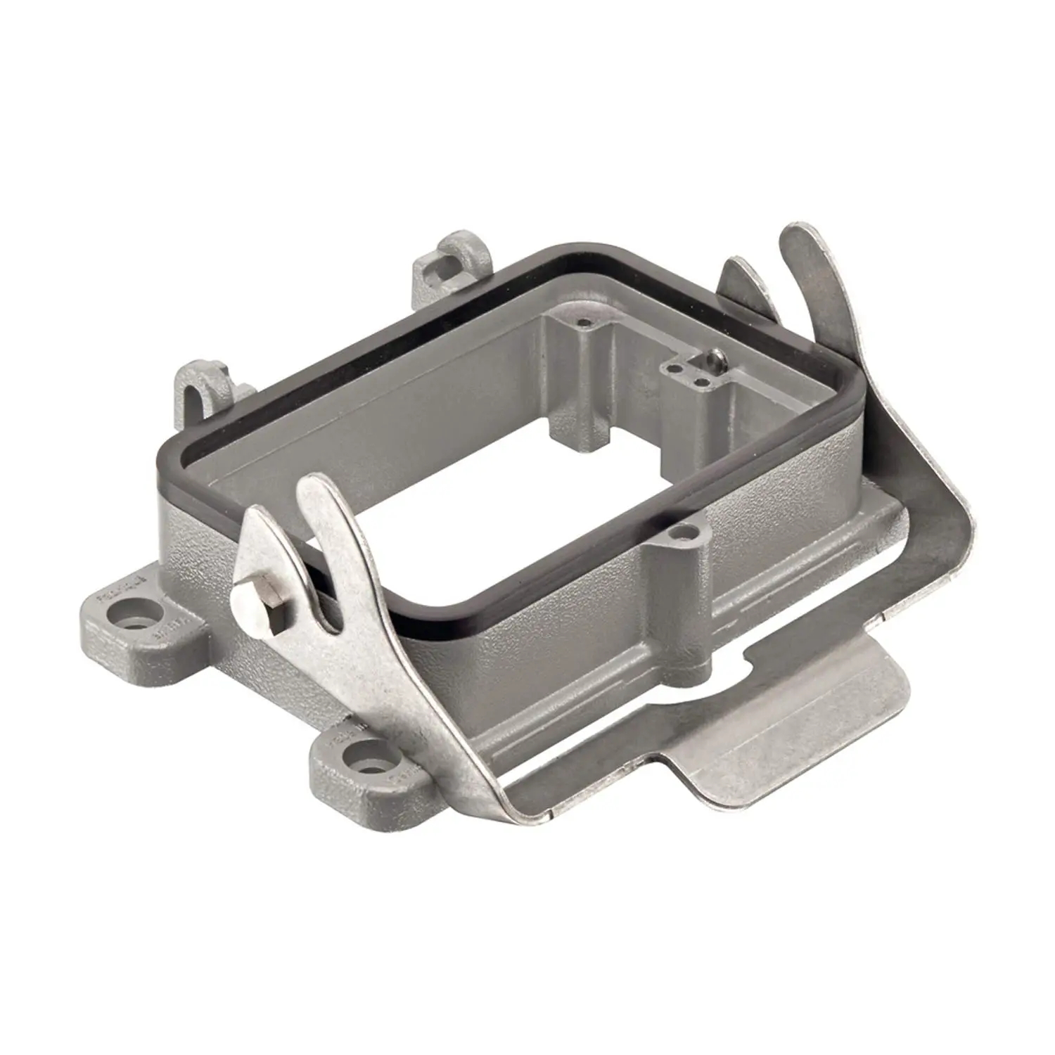 Produktfoto 1 von 09300480302 Harting Han 48B Anbaugehäuse niedrig mit 1 Längsbügel