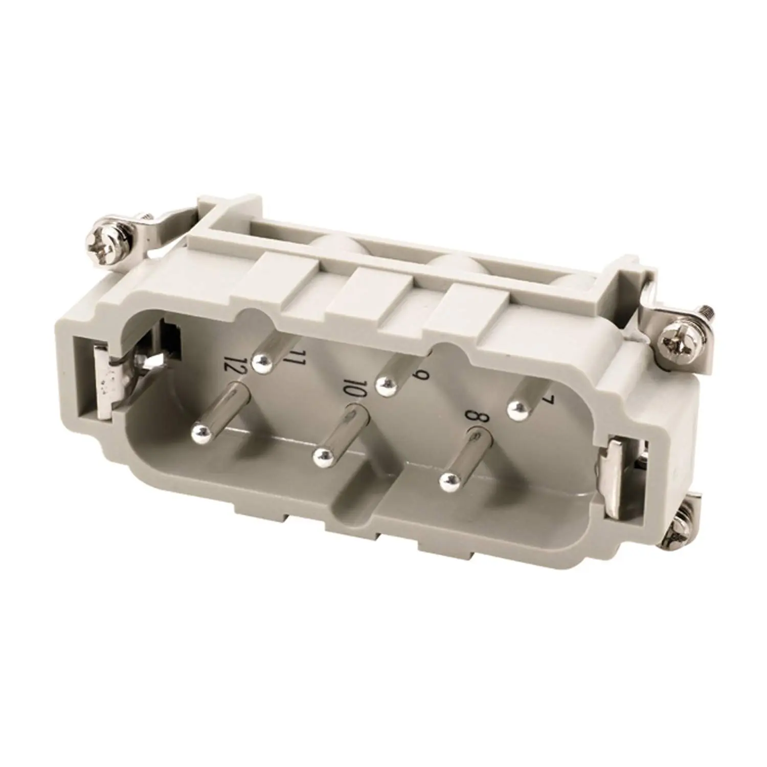 Produktfoto 1 von 09310062611 HARTING Han 6HsB Stifteinsatz (M) Schraubanschluss, 6-polig+PE 400V/690V, 35A