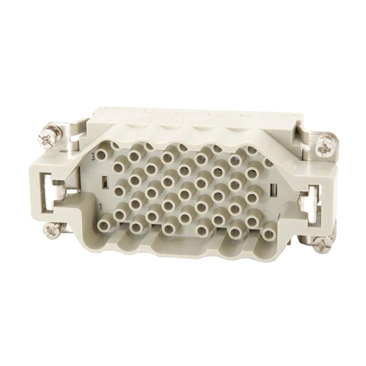 Produktfoto 1 von 09320403001 HARTING Han 40EEE Stifteinsatz (M) Crimpanschluss, 40-polig+PE 500V, 16A