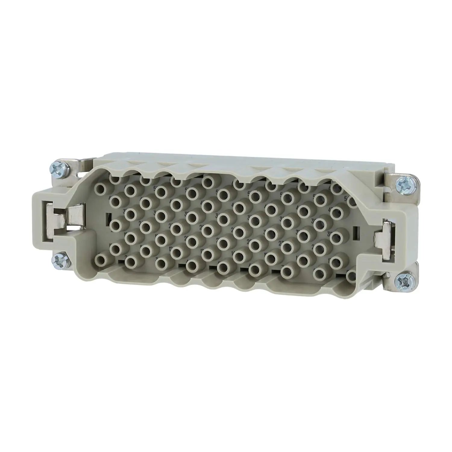 Produktfoto 1 von 09320643001 HARTING Han 64EEE Stifteinsatz (M) Crimpanschluss, 64-polig+PE 500V, 16A