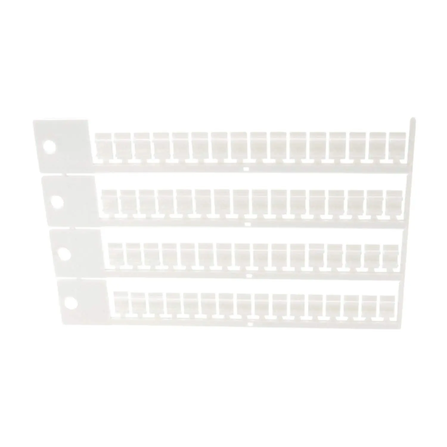 Produktfoto 1 von 09330009971 HARTING Matte mit 64 Marker unbedruckt E-Anschlussverteiler weiß