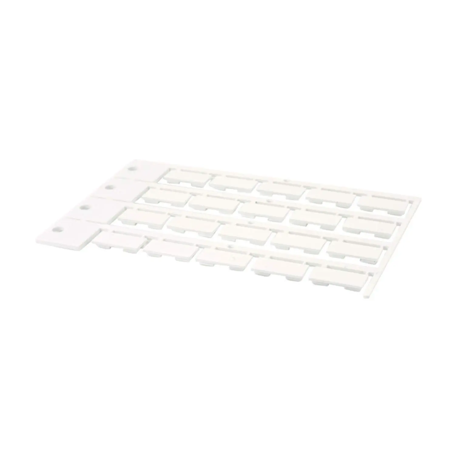 Produktfoto 1 von 09330009982 HARTING Matte mit 20 Marker unbedruckt Snap Version 1 weiß
