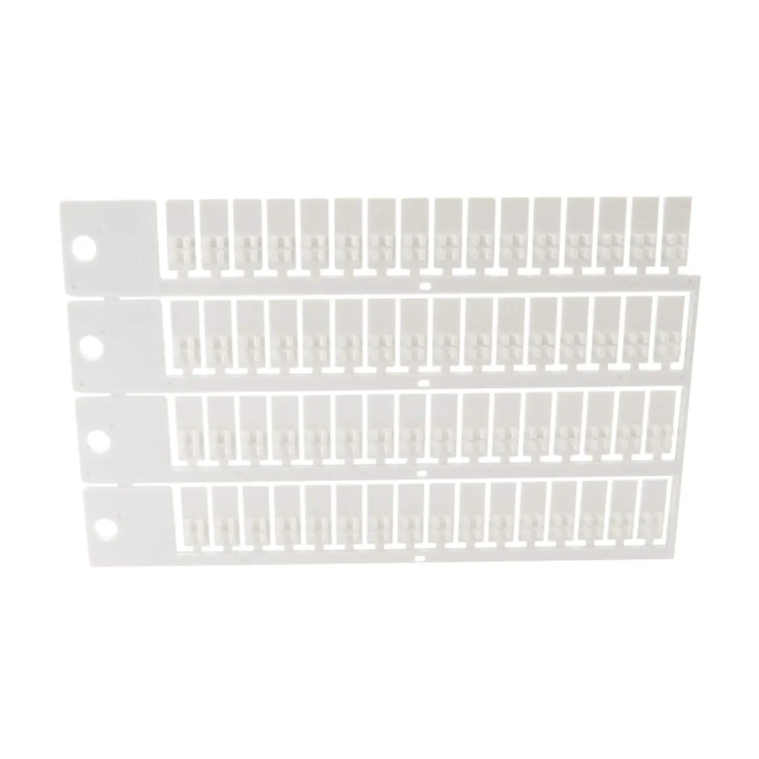 Produktfoto 1 von 09330009973 HARTING Matte mit 64 Marker unbedruckt ES-Anschlussverteiler weiß
