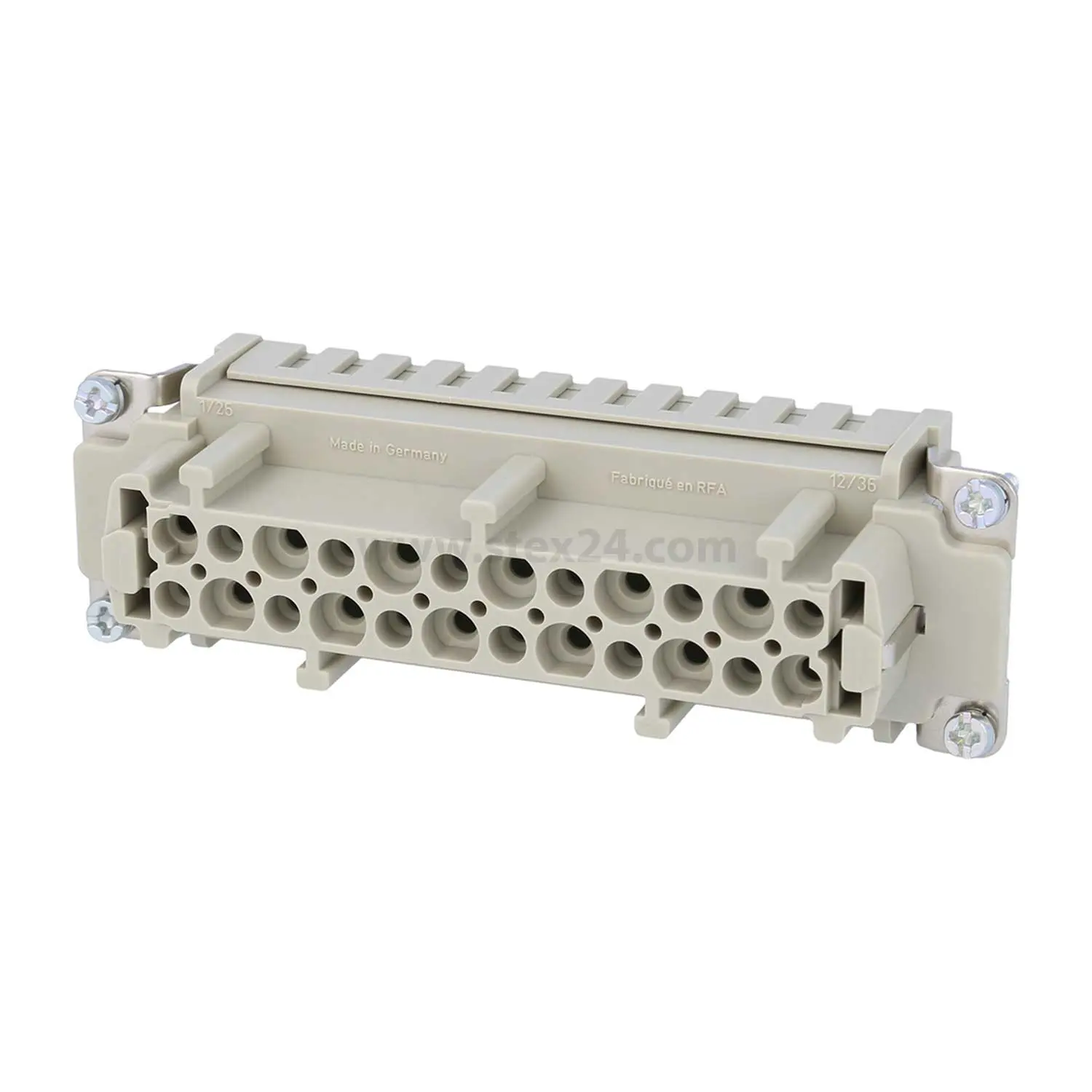 Produktfoto 1 von 09330242712 HARTING Han 24E Buchseneinsatz (F) Crimpanschluss, 24-polig+PE 500V, 16A