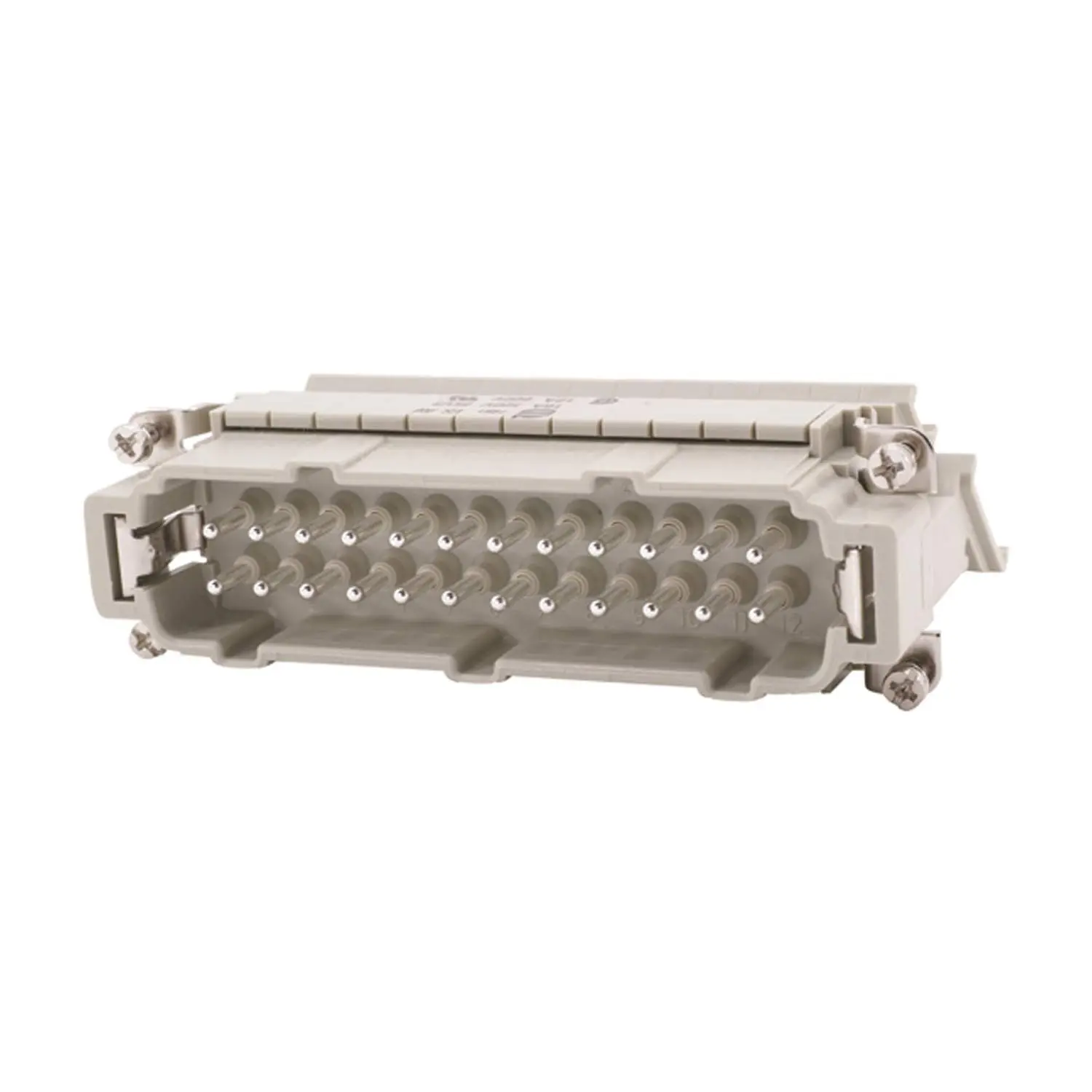09330244629 HARTING Han 24ES Anschlussverteiler Stifteinsatz (M) "links" Käfigzugfederanschluss, 24-polig+PE 500V, 16A