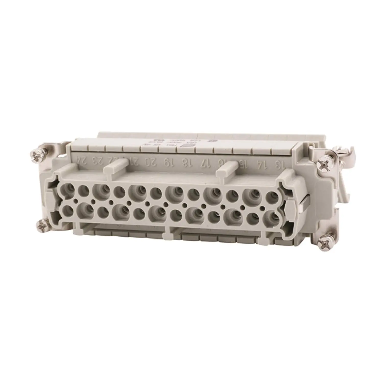 09330244739 HARTING Han 24ES Anschlussverteiler Buchseneinsatz (F) "rechts" Käfigzugfederanschluss, 24-polig+PE 500V, 16A