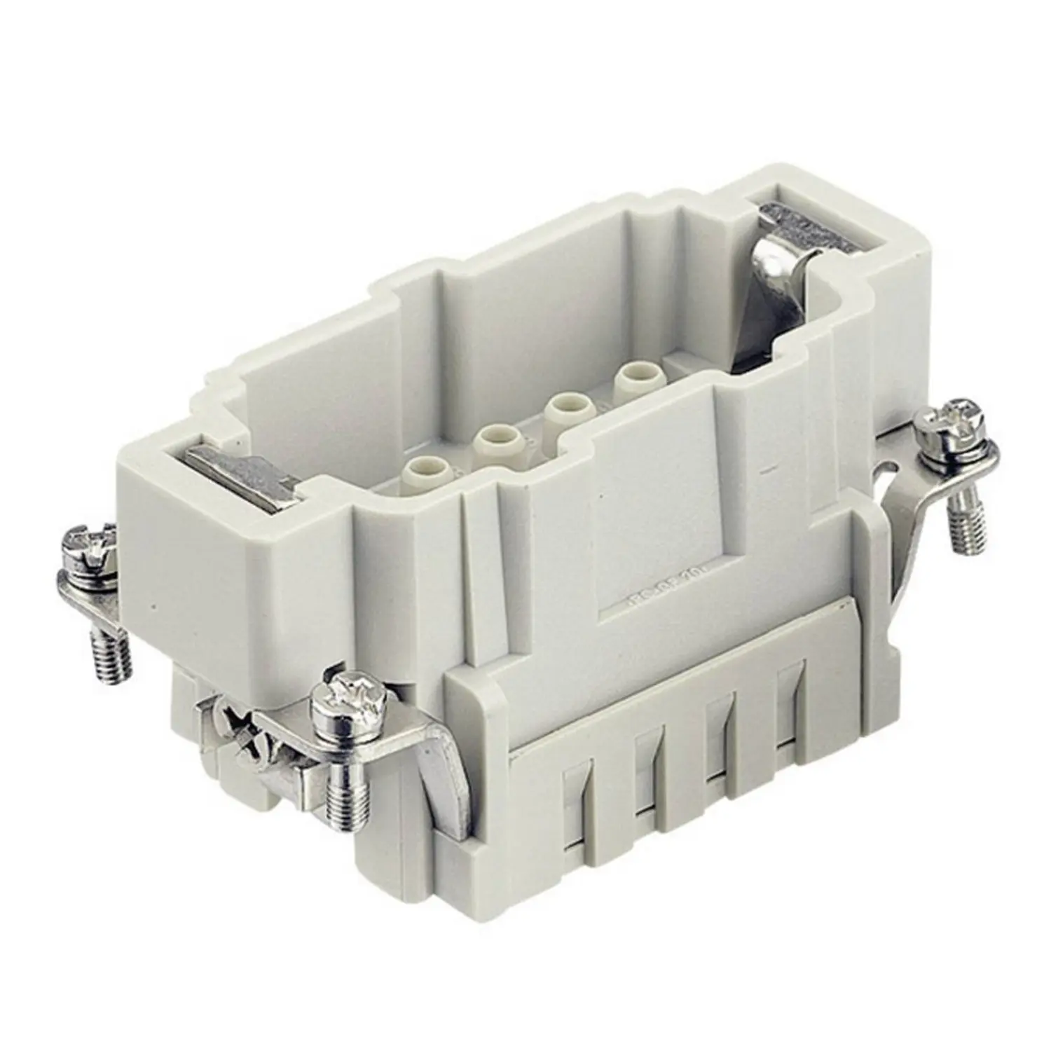 Produktfoto 1 von 09332102602 HARTING Han 10E HMC Stifteinsatz (M) Crimpanschluss, 10-polig+PE 500V, 16A