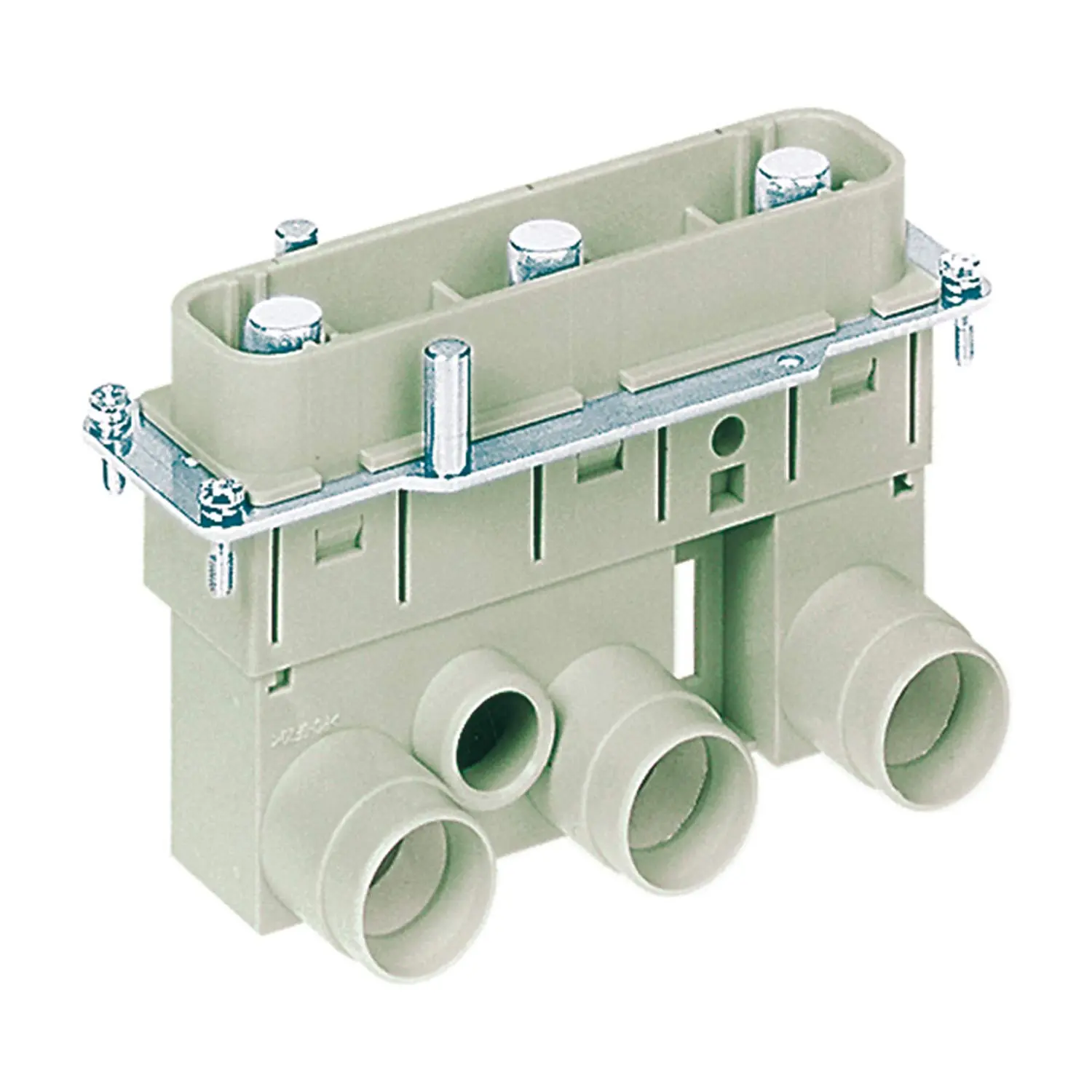 Produktfoto 1 von 09380052622 HARTING Han K 3/0 Stifteinsatz (M) Axialschraubanschluss, 3-polig 2000V/1150V, 200A