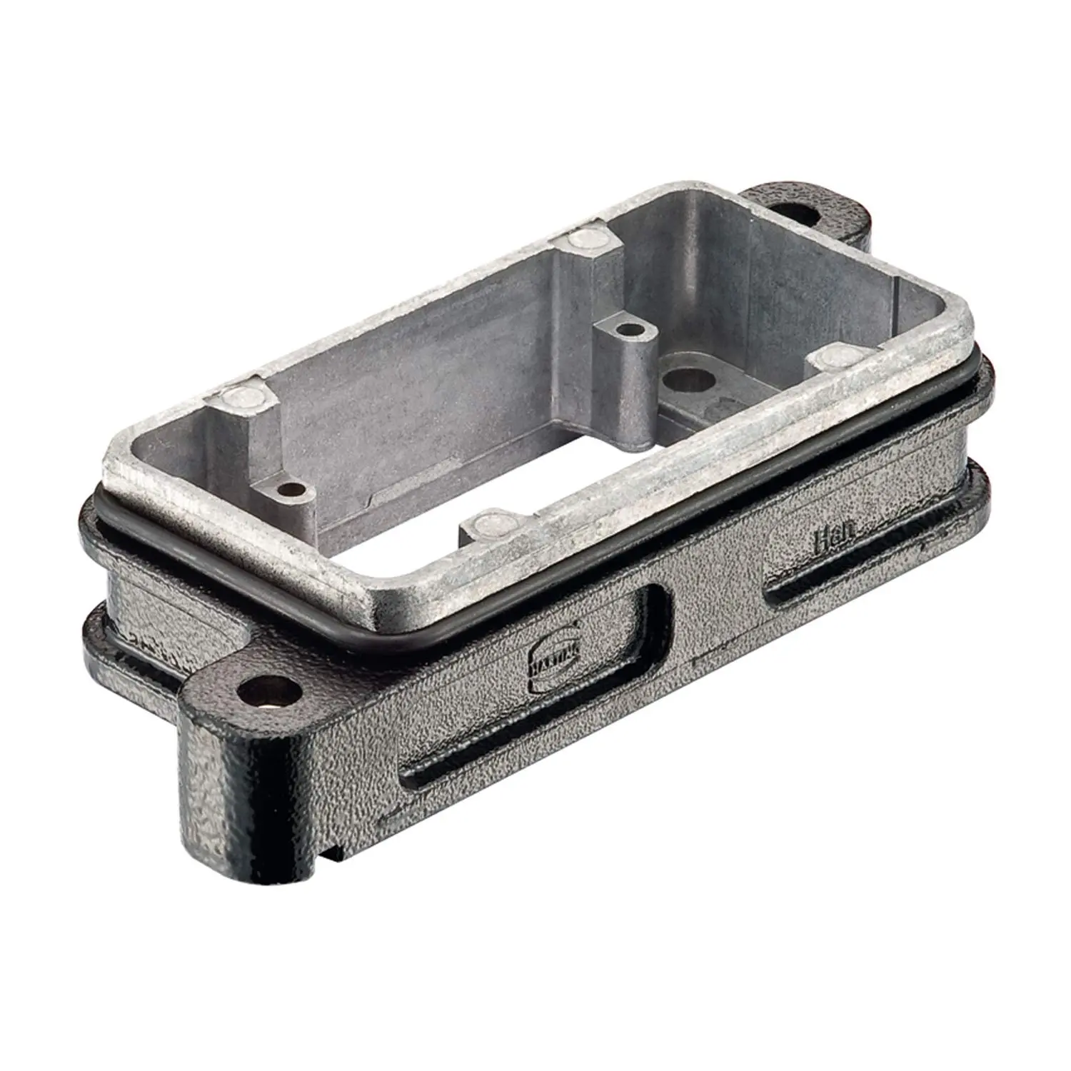 Produktfoto 1 von 09400100301 Harting Han 10HPR Anbaugehäuse Bajonettverriegelung