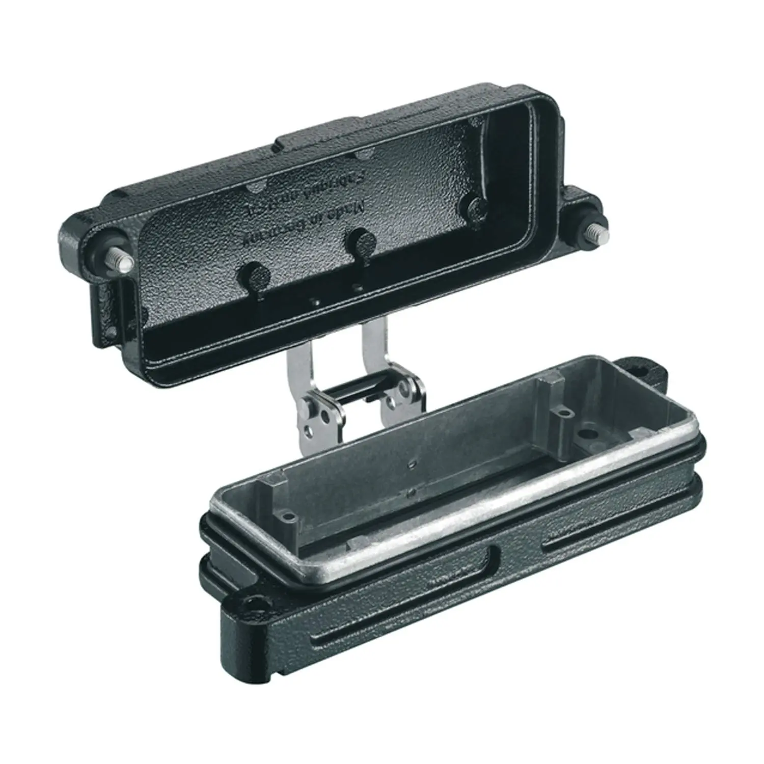 Produktfoto 1 von 09400240317 HARTING Han 24HPR Anbaugehäuse Schraubverriegelung mit Schutzkappe Metall