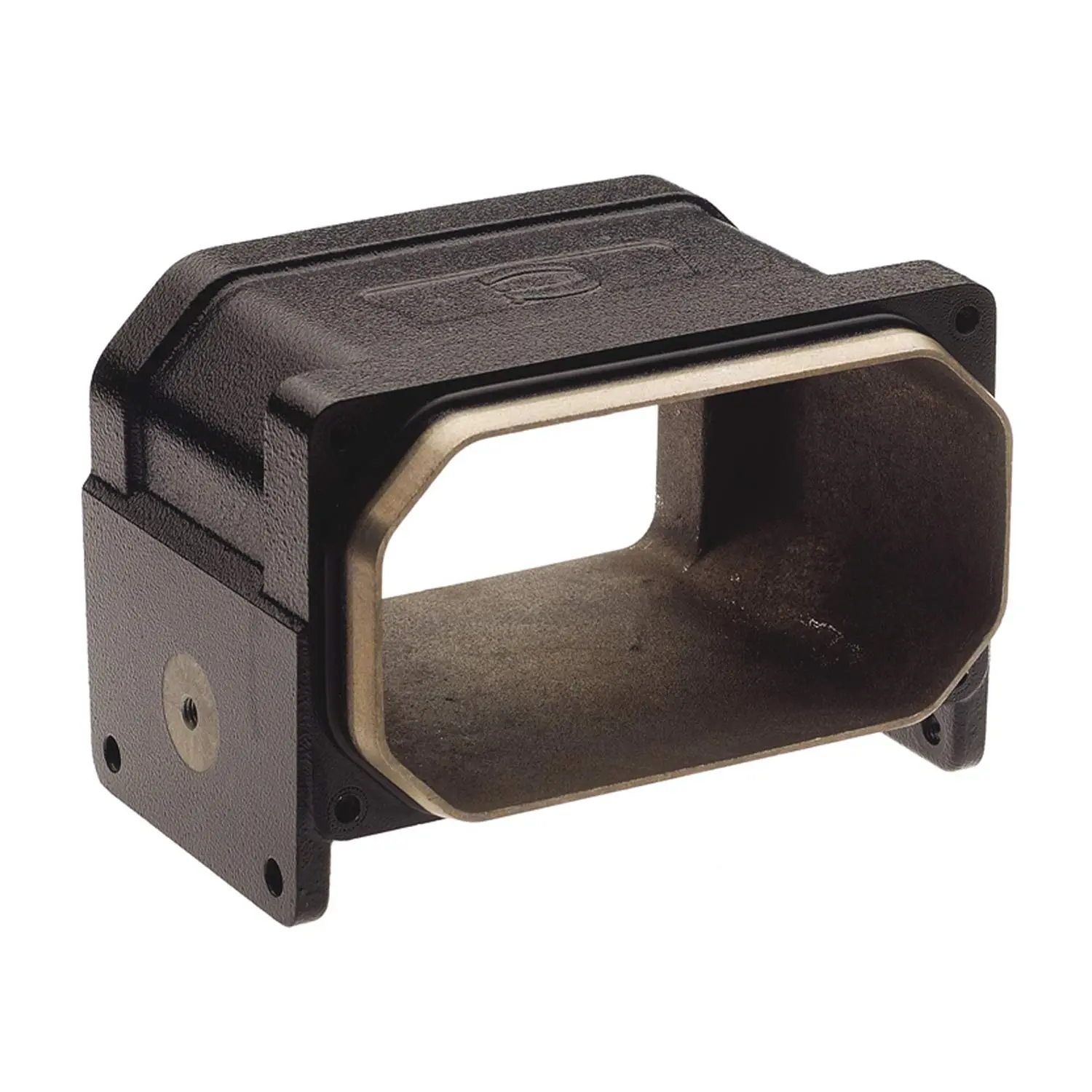Produktfoto 1 von 09400480951 HARTING Han 48HPR Sockelgehäuse horizontrale Ausführung gerader Kabelabgang, Schraubverriegelung