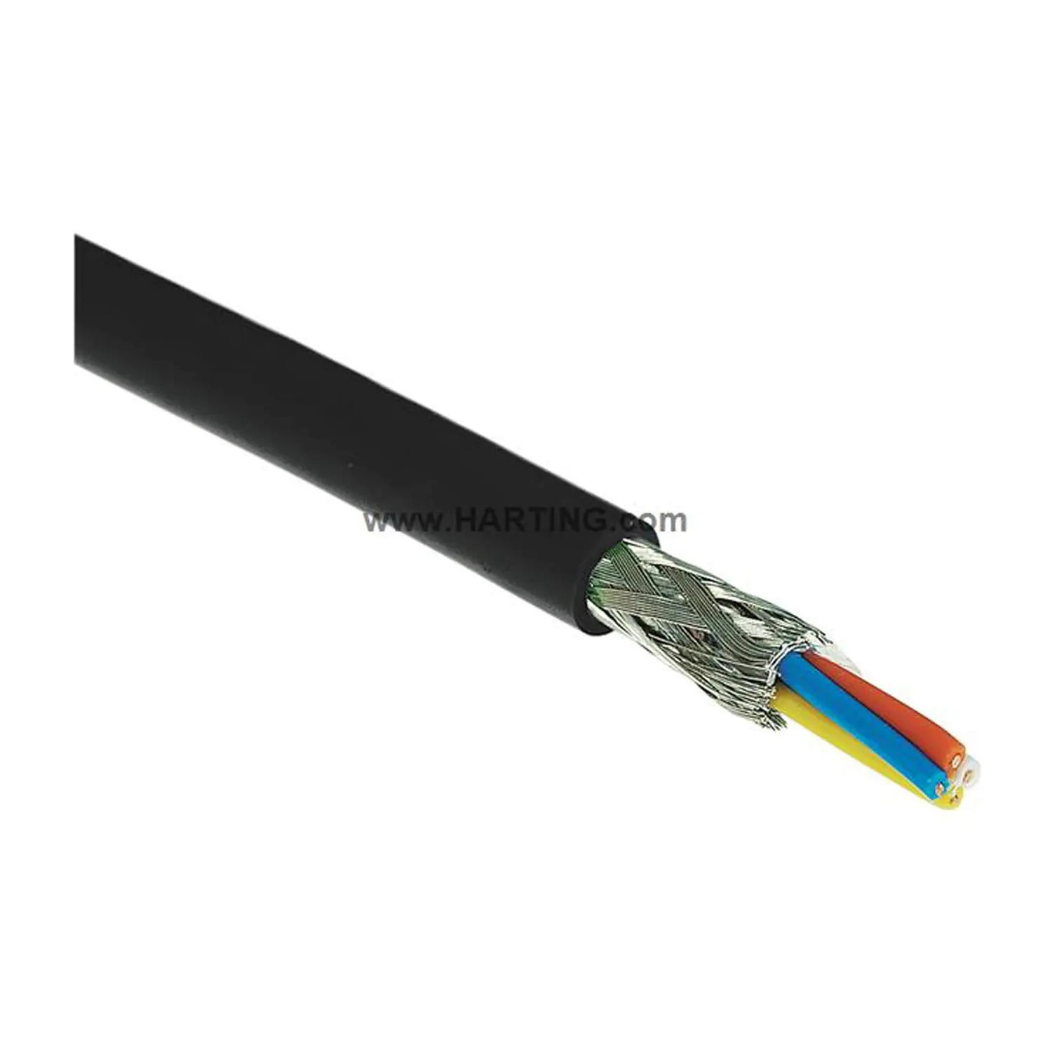 09456000105 HARTING Profinet Leitungen für Industrial Ethernet Typ B 2x2xAWG 22/7 doppelt geschirmt PVC schwarz UV-beständig Cat.5 Leitung für flexible Installation OUTDOOR Länge : 100m