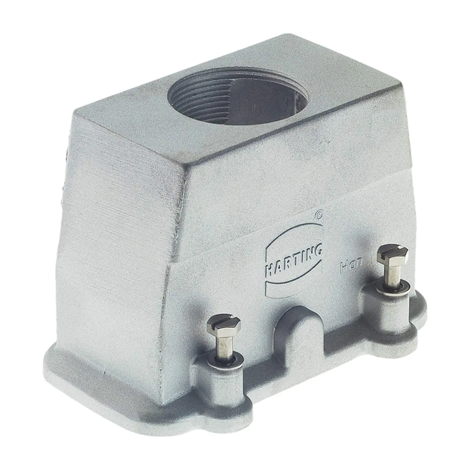 Produktfoto 1 von 09620060441 Harting Han 6B EMV Tüllengehäuse, 1xPG21 gerader Kabelabgang, Schraubverriegelung
