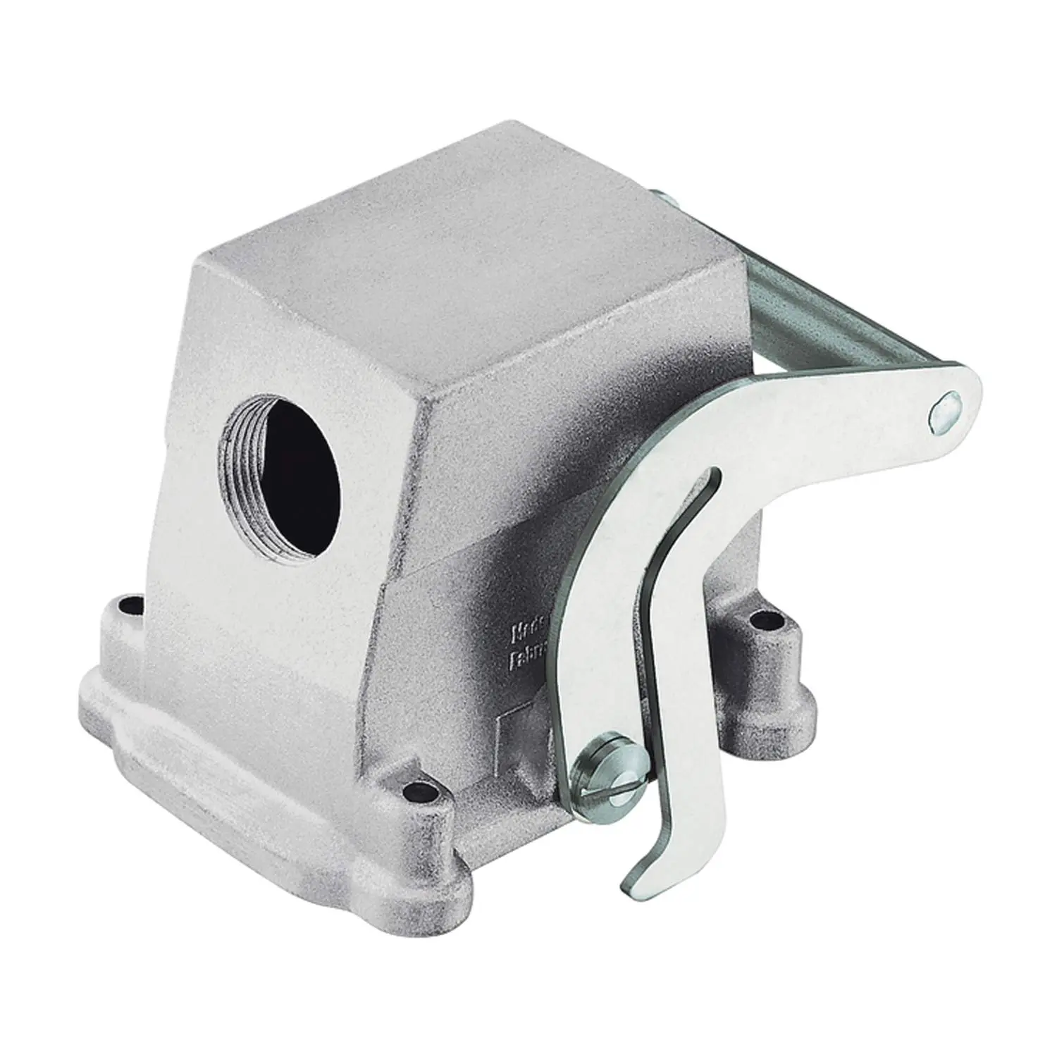 09620100580 Harting Han 10B EMV Tüllengehäuse, 1xPG16 seitlicher Kabelabgang, mit 1 Zentralbügel