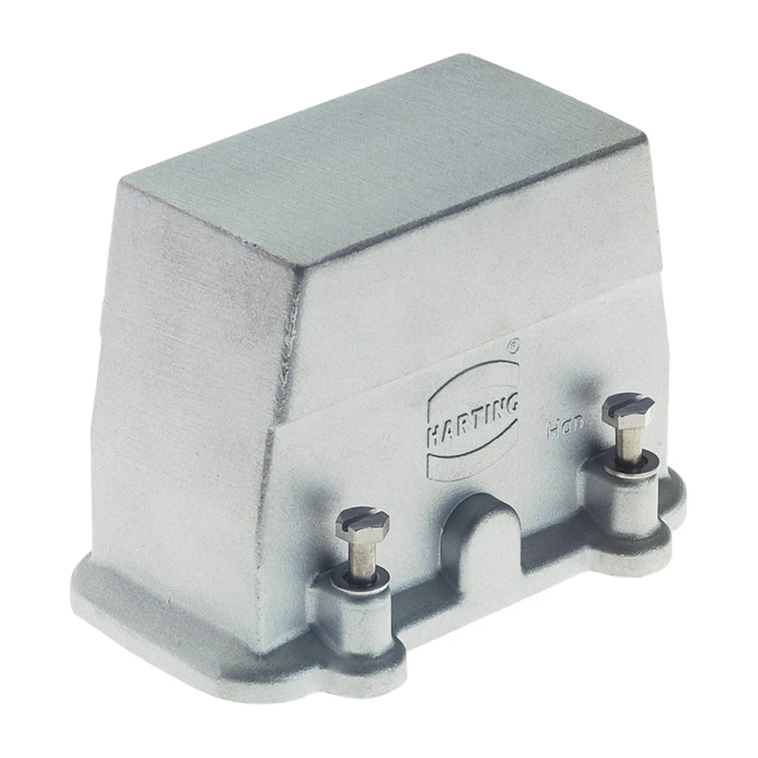Produktfoto 1 von 09620100581 Harting Han 10B EMV Tüllengehäuse, 1xPG21 seitlicher Kabelabgang, mit 1 Zentralbügel