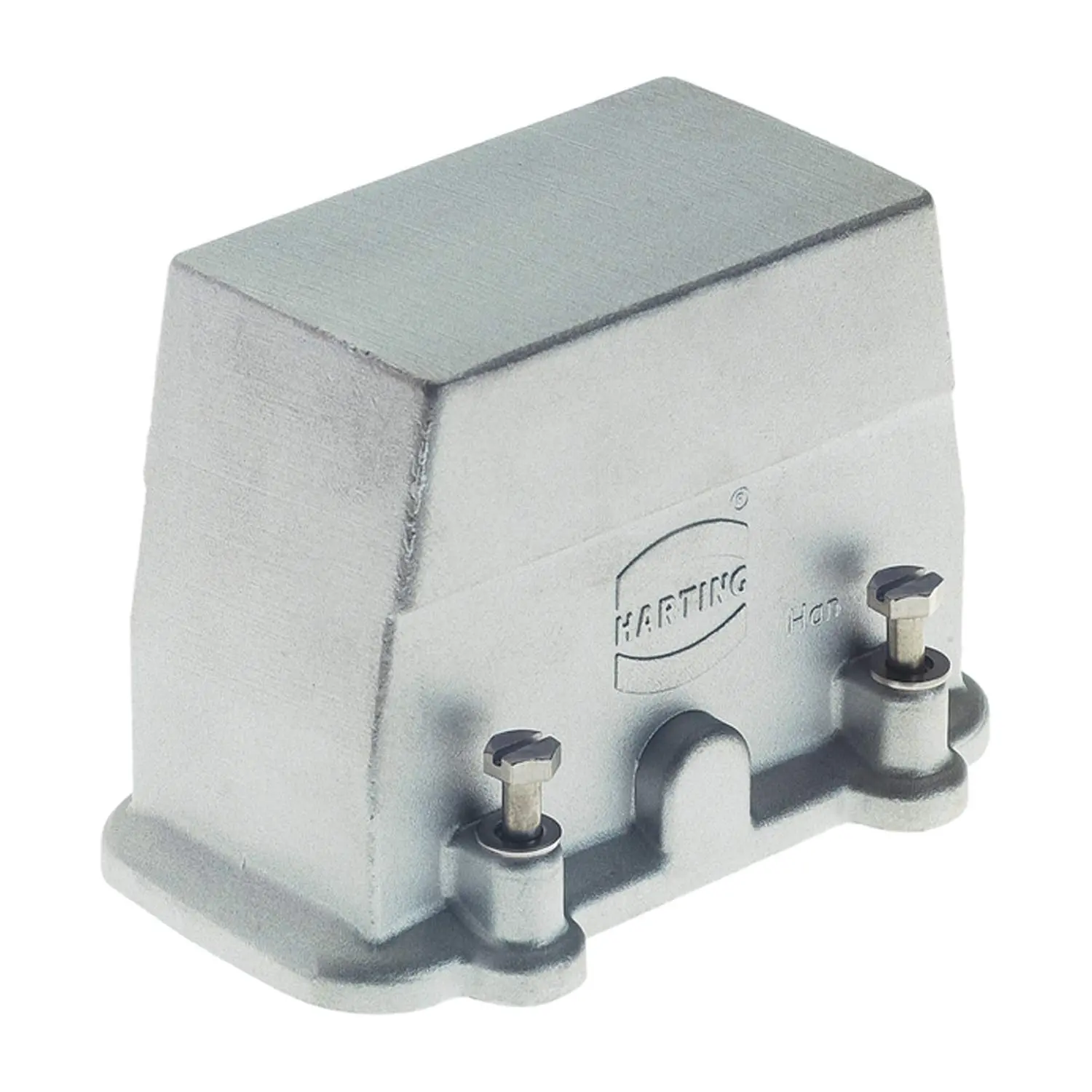 Produktfoto 1 von 09620100582 Harting Han 10B EMV Tüllengehäuse, 1xPG29 seitlicher Kabelabgang, mit 1 Zentralbügel