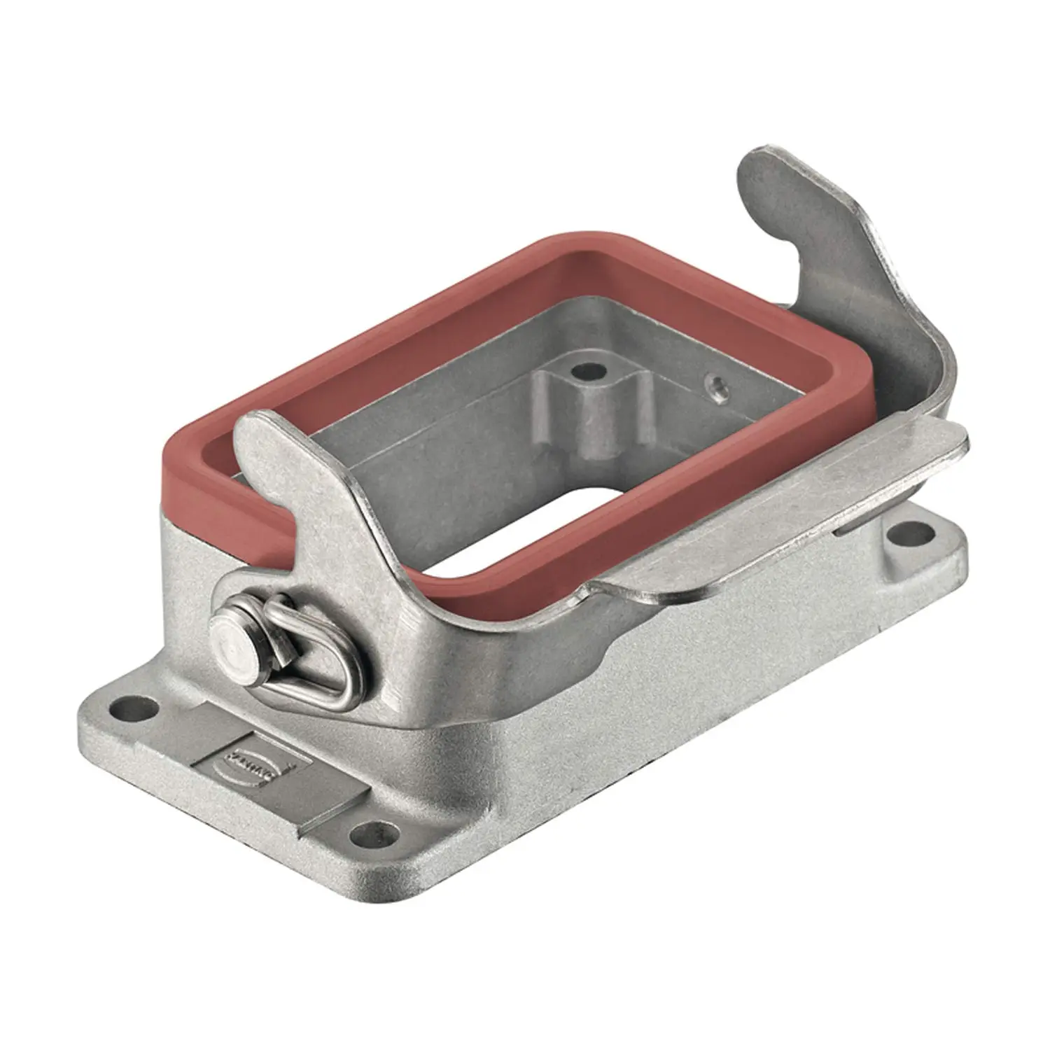 Produktfoto 1 von 09628060391 Harting Han 6B High Temp Anbaugehäuse niedrig mit 1 Längsbügel