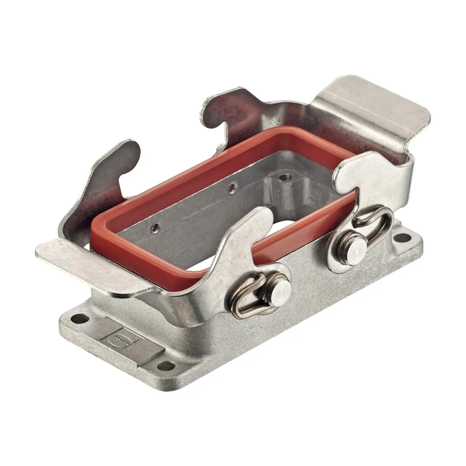 Produktfoto 1 von 09628100391 Harting Han 10B High Temp Anbaugehäuse niedrig mit 2 Querbügeln