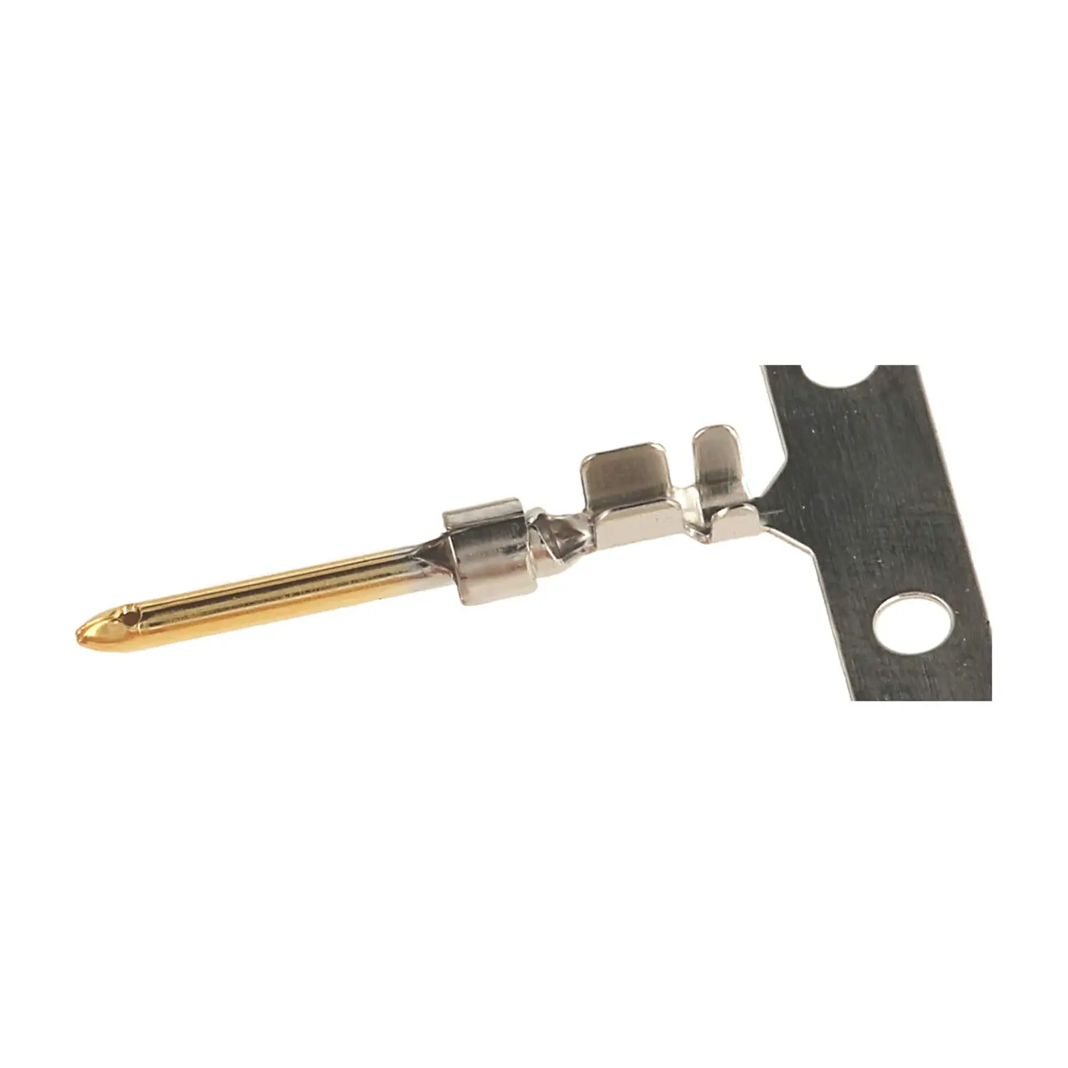 Produktfoto 1 von 09670008168 HARTING D-Sub Rollenkontakt Kontaktstift (M) 0,25mm² - 0,56mm² AWG24 - AWG20 gold/silber, 1 Stück Werkstoff Kupferlegierung