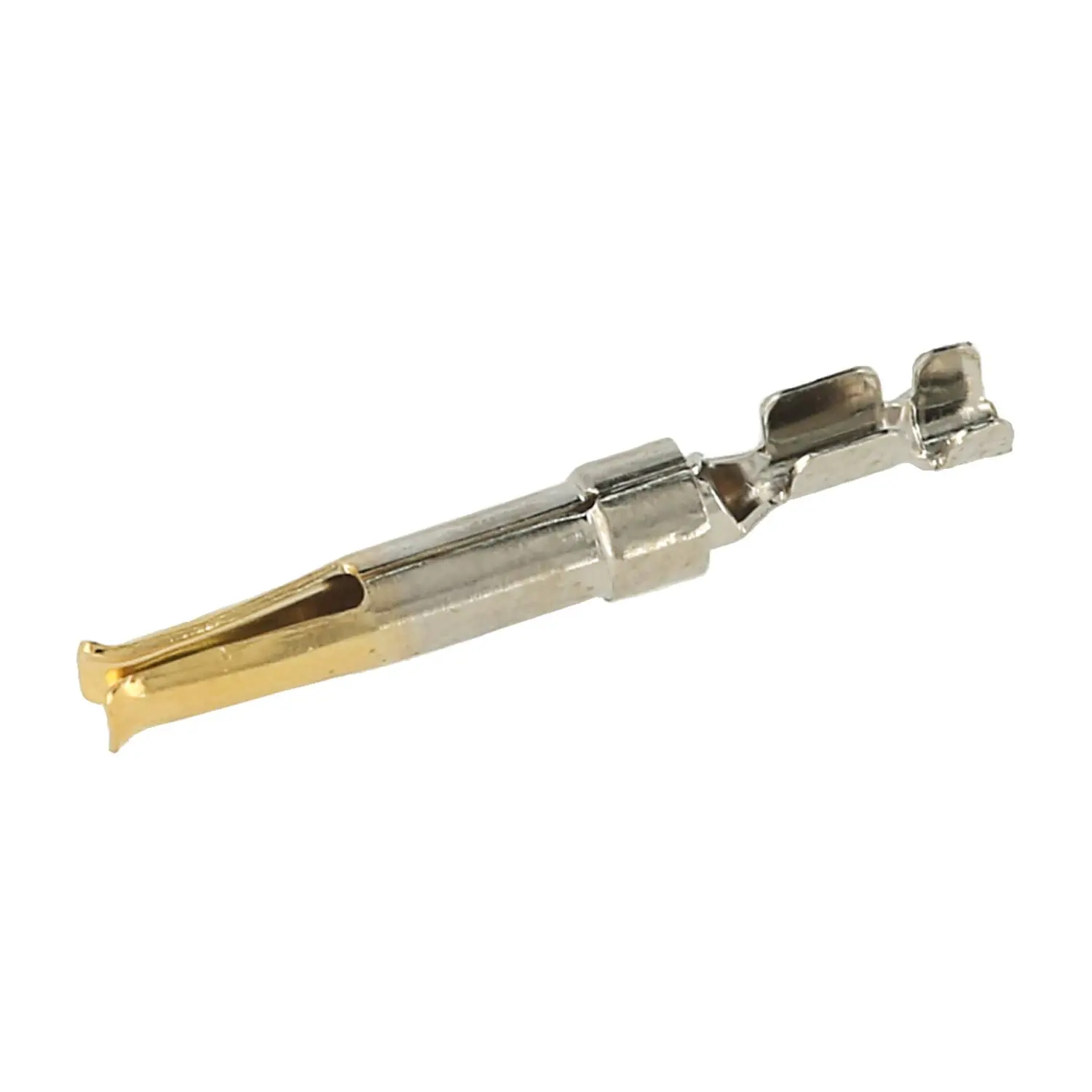 Produktfoto 1 von D-Sub Crimpkontakt Kontaktbuchse (F) 0,14mm² - 0,25mm² AWG26 - AWG24 gold/silber, 1 Stück Werkstoff Kupferlegierung