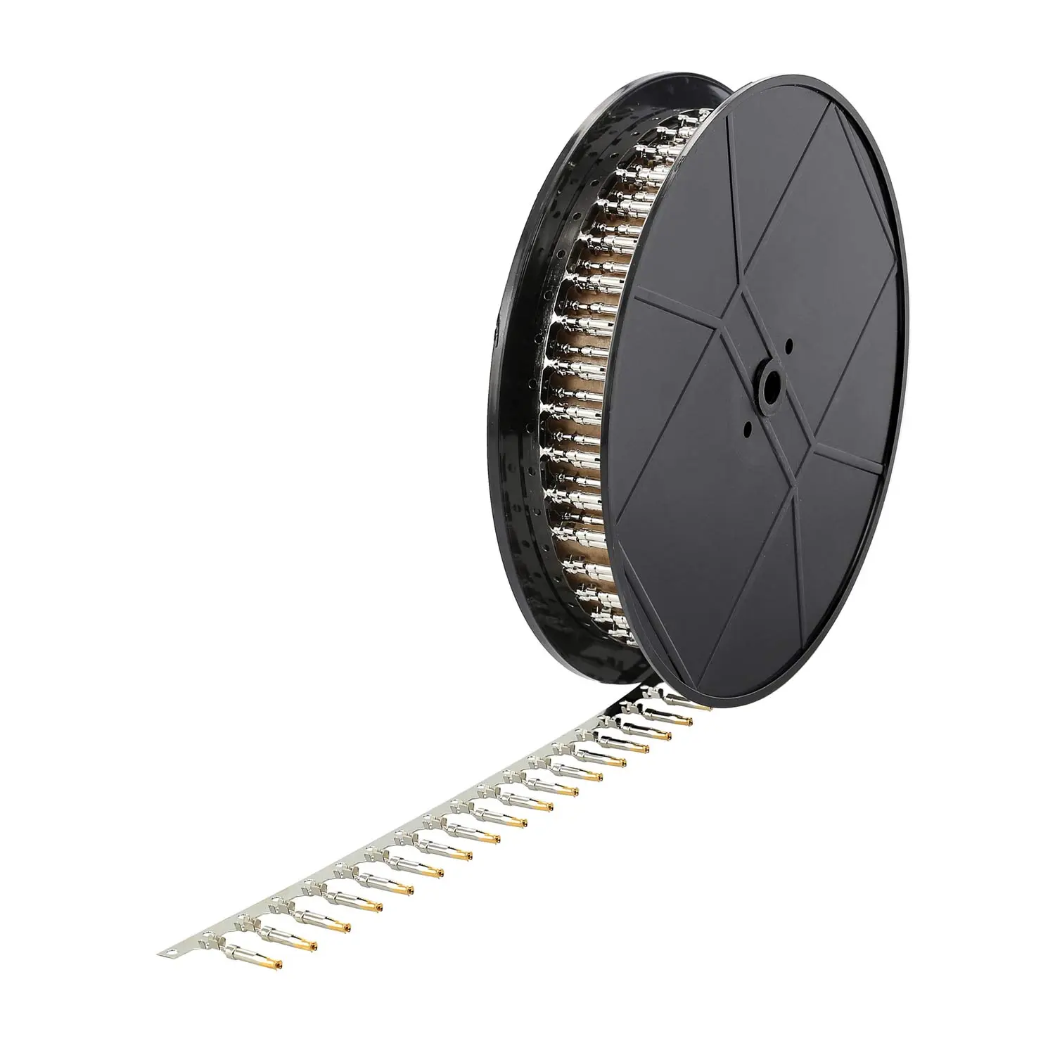 Produktfoto 1 von 09670008268 HARTING D-Sub Rollenkontakt Kontaktbuchse (F) 0,25mm² - 0,56mm² AWG24 - AWG20 gold/silber, 1 Stück Werkstoff Kupferlegierung