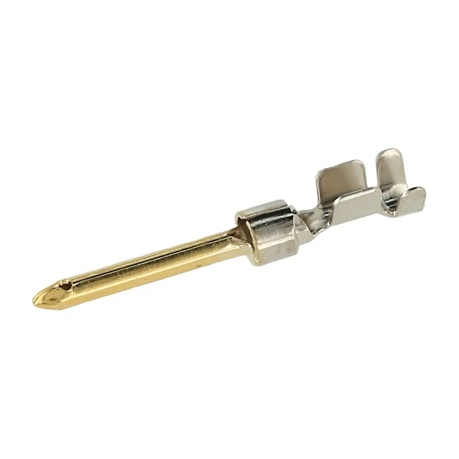 Produktfoto 1 von 09670008178 HARTING D-Sub Crimpkontakt Kontaktstift (M) 0,25mm² - 0,56mm² AWG24 - AWG20 gold/silber, 1 Stück Werkstoff Kupferlegierung