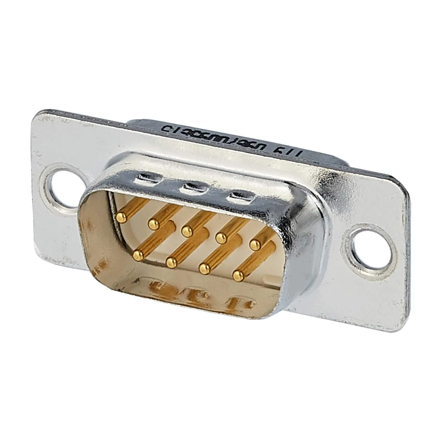 Produktfoto 1 von 09670095615 HARTING D-Sub Stifteinsatz (M) passend für D-Sub Gehäuse Baugröße 9 und D-Sub Modul 9-polig Handlötanschluss