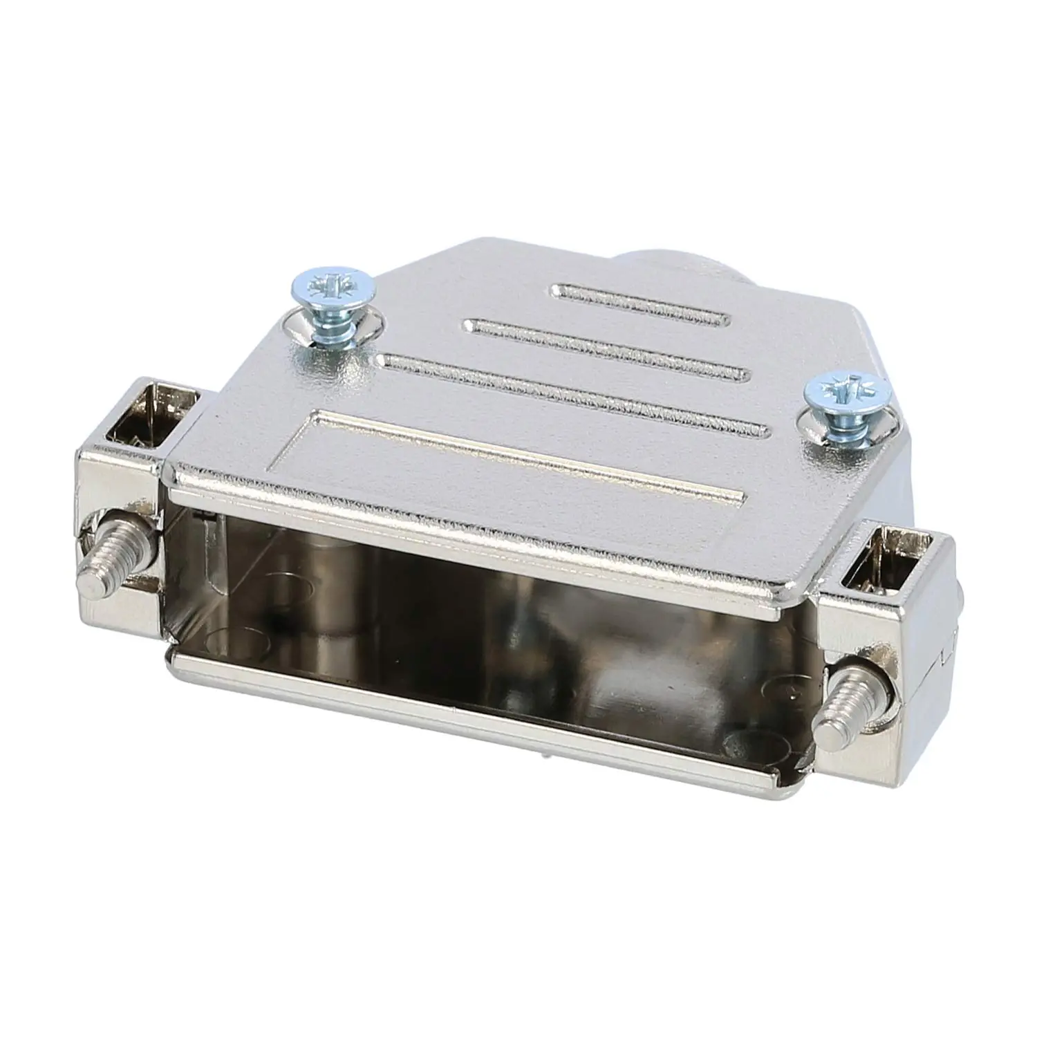 Produktfoto 1 von 09670250443 HARTING D-Sub Kunststoffgehäuse metallisiert passend für D-Sub Einsatz 25-polig gerade, Klemmbereich 3,5mm - 11,0mm
