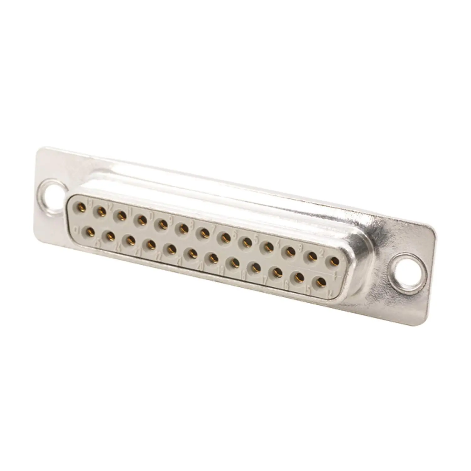Produktfoto 1 von 09670254715 HARTING D-Sub Buchseneinsatz (F) passend für D-Sub Gehäuse Baugröße 25 25-polig Handlötanschluss