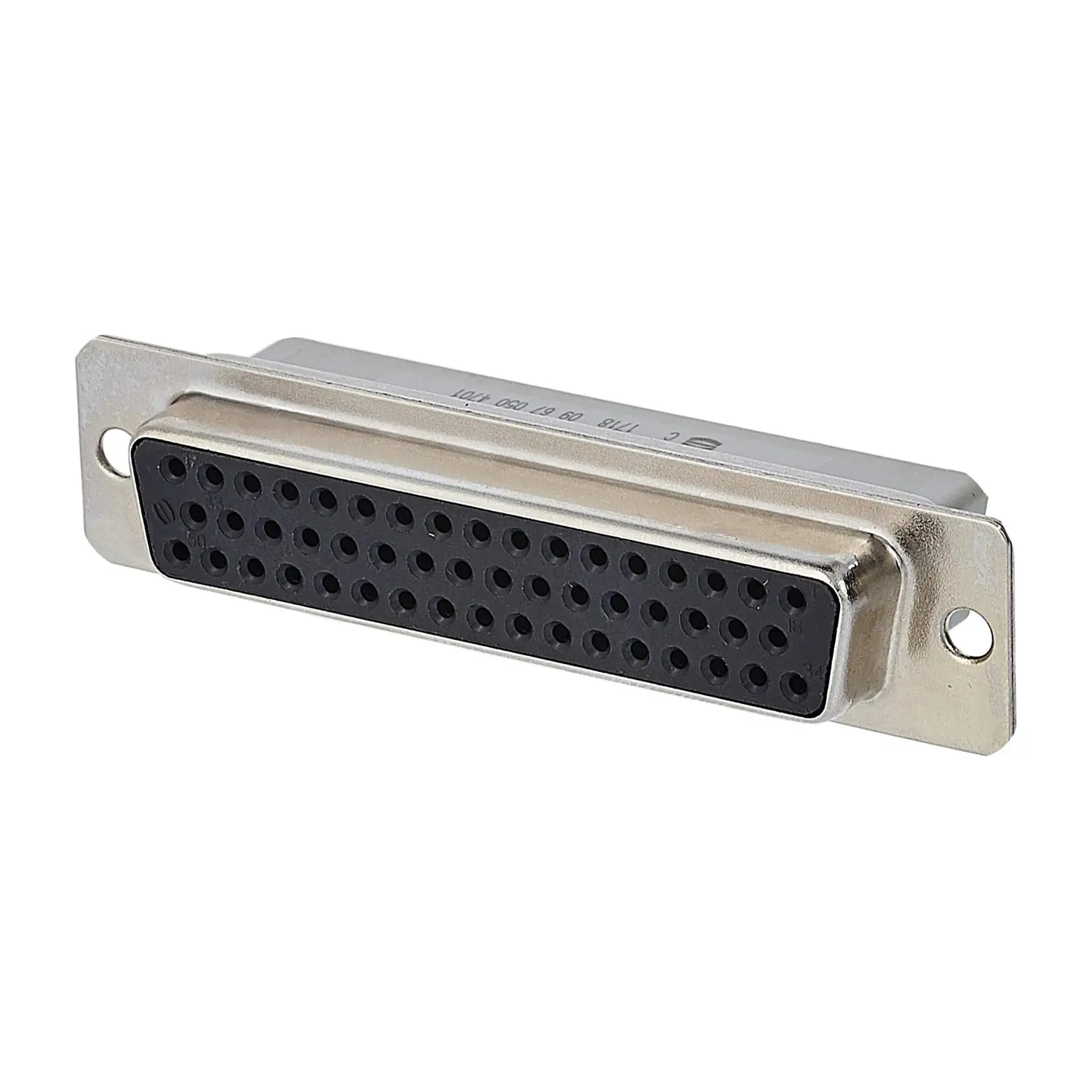 Produktfoto 1 von 09670504701 HARTING D-Sub Buchseneinsatz (F) passend für D-Sub Gehäuse Baugröße 50 50-polig Crimpanschluss