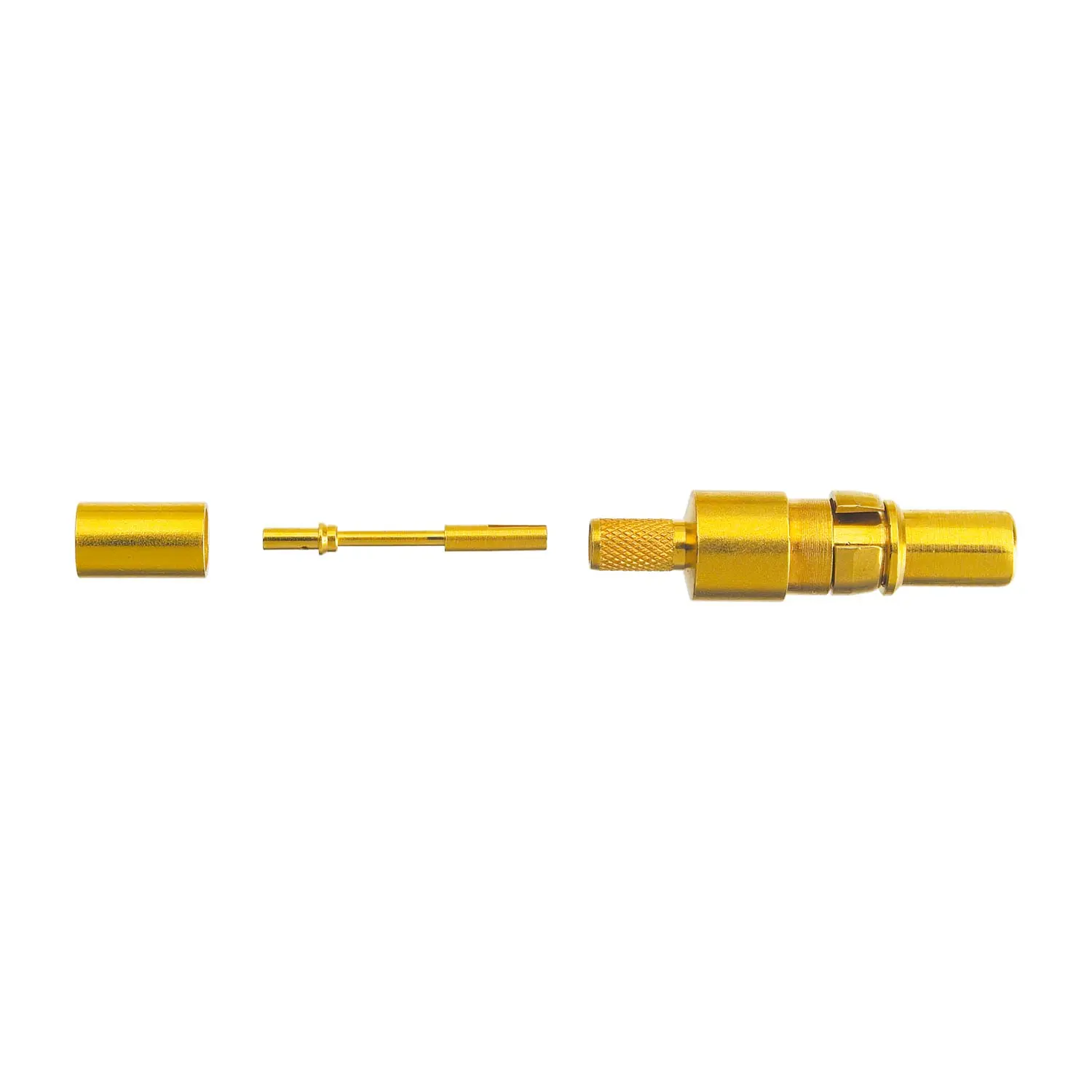 Produktfoto 1 von 09692815230 HARTING Koaxialkontakt 75Ohm Kontaktstift (M) 1 Stück Werkstoff Kupferlegierung (PBFE/PBTP/PI)