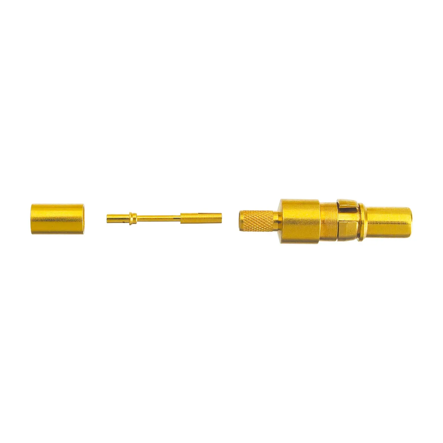 Produktfoto 1 von 09692825140 HARTING Koaxialkontakt 50Ohm Kontaktstift (M) 1 Stück Werkstoff Kupferlegierung (PBFE/PBTP/PI)