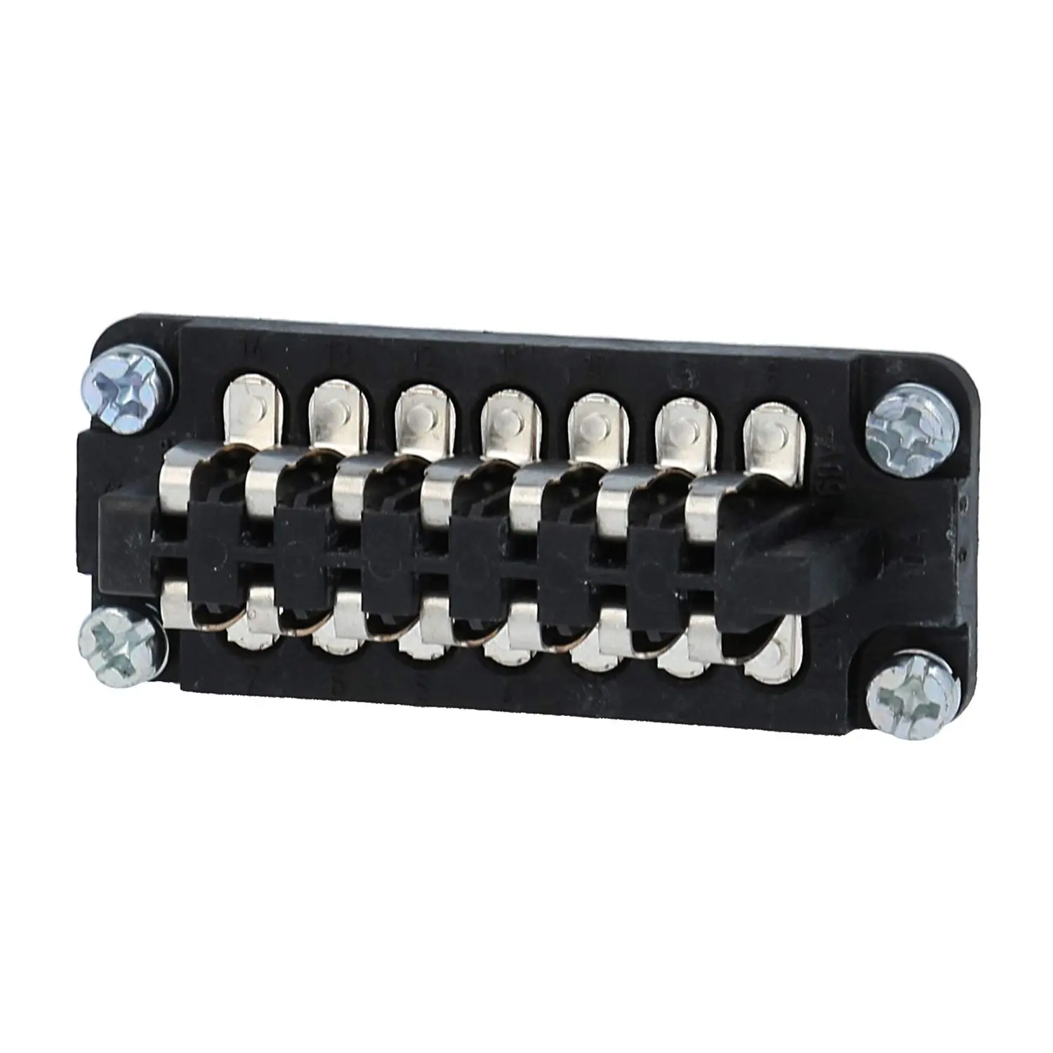 Produktfoto 1 von 09700142810 HARTING Han STAF14 Federeinsatz (M) Lötanschluss, 14-polig AC 25V / DC 60V, 10A