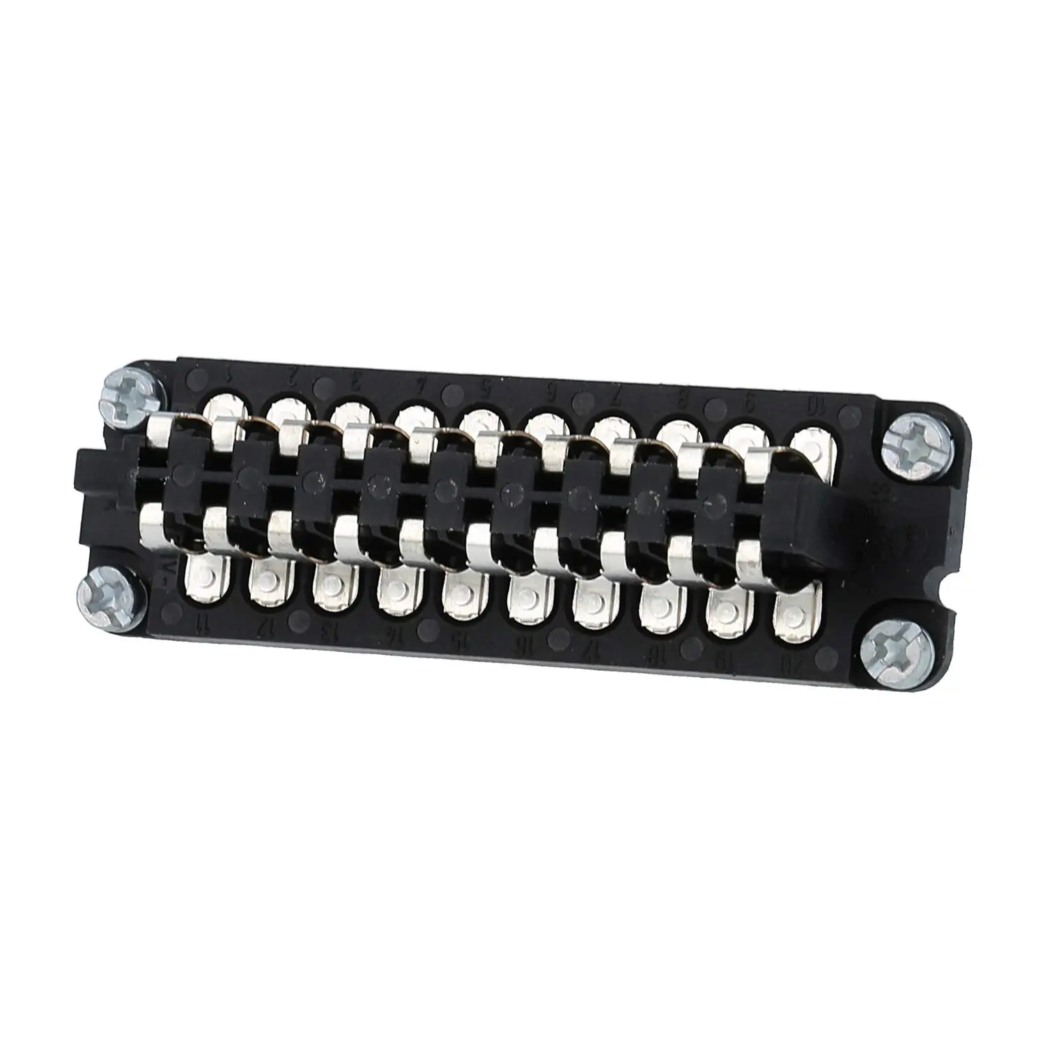 Produktfoto 1 von 09700202817 HARTING Han STAF20 Federeinsatz (M) Schraubanschluss, 20-polig AC 25V / DC 60V, 10A