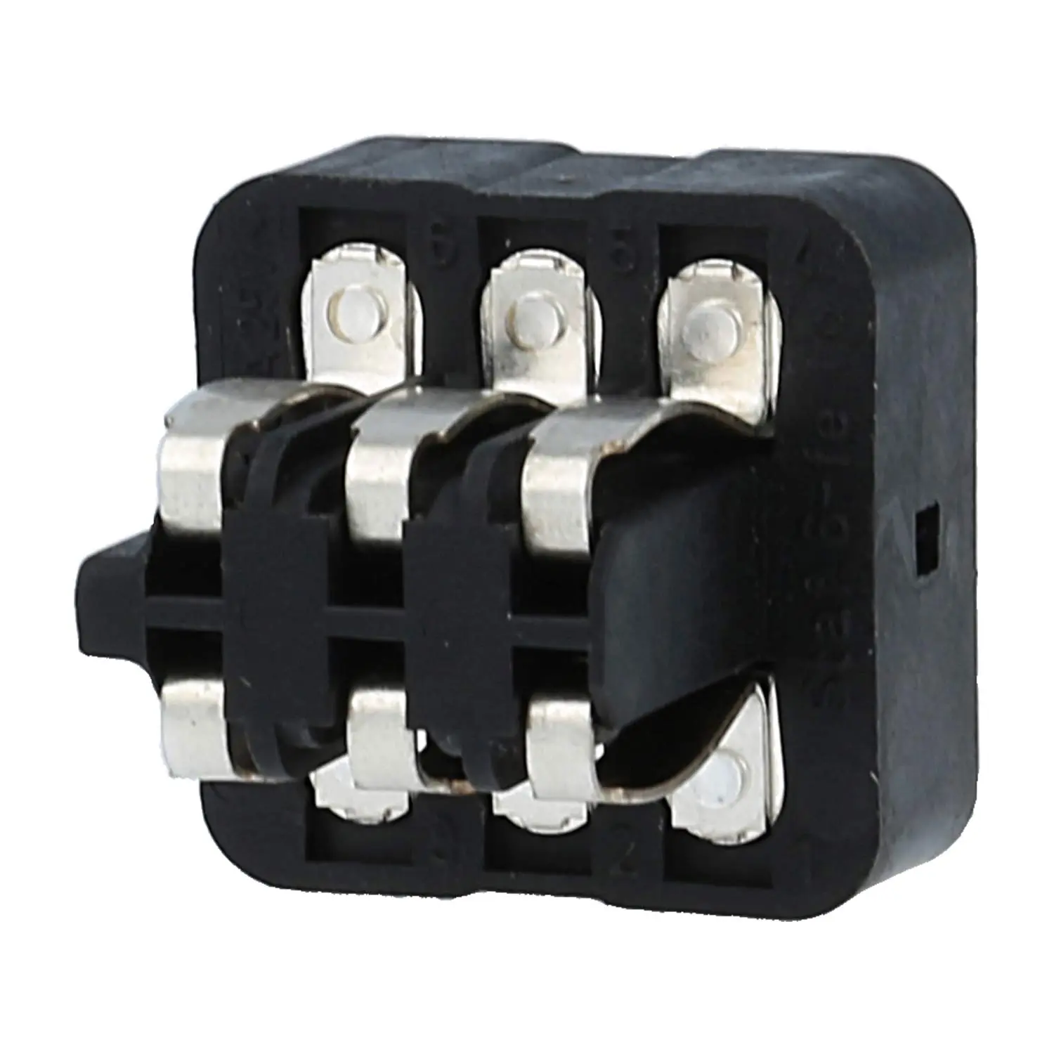 Produktfoto 1 von 09700062812 HARTING Han STAF6 Federeinsatz (M) Lötanschluss, 6-polig AC 25V / DC 60V, 10A