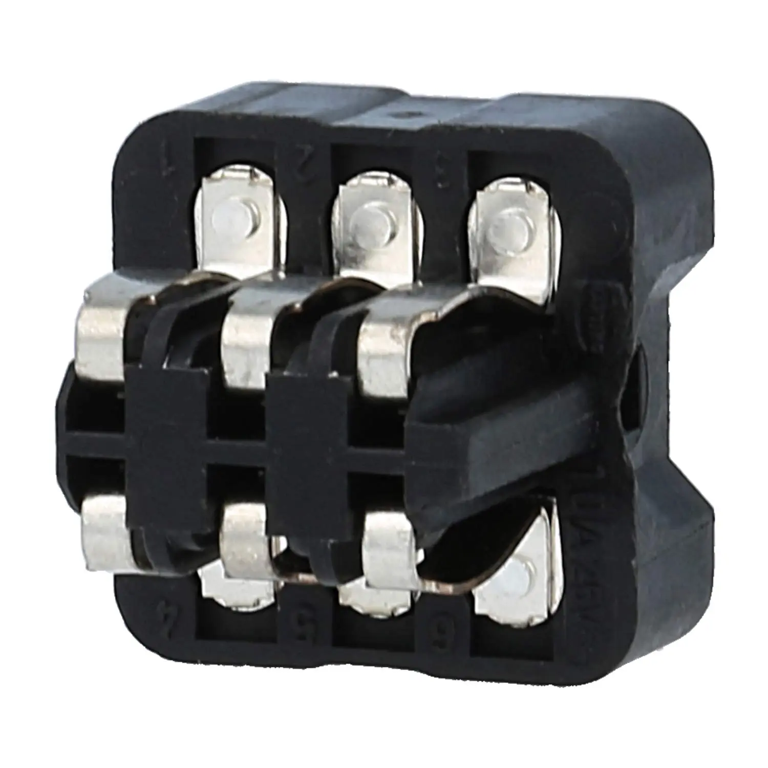Produktfoto 1 von 09700062813 HARTING Han STAF6 Federeinsatz (M) Schraubanschluss, 6-polig AC 25V / DC 60V, 10A