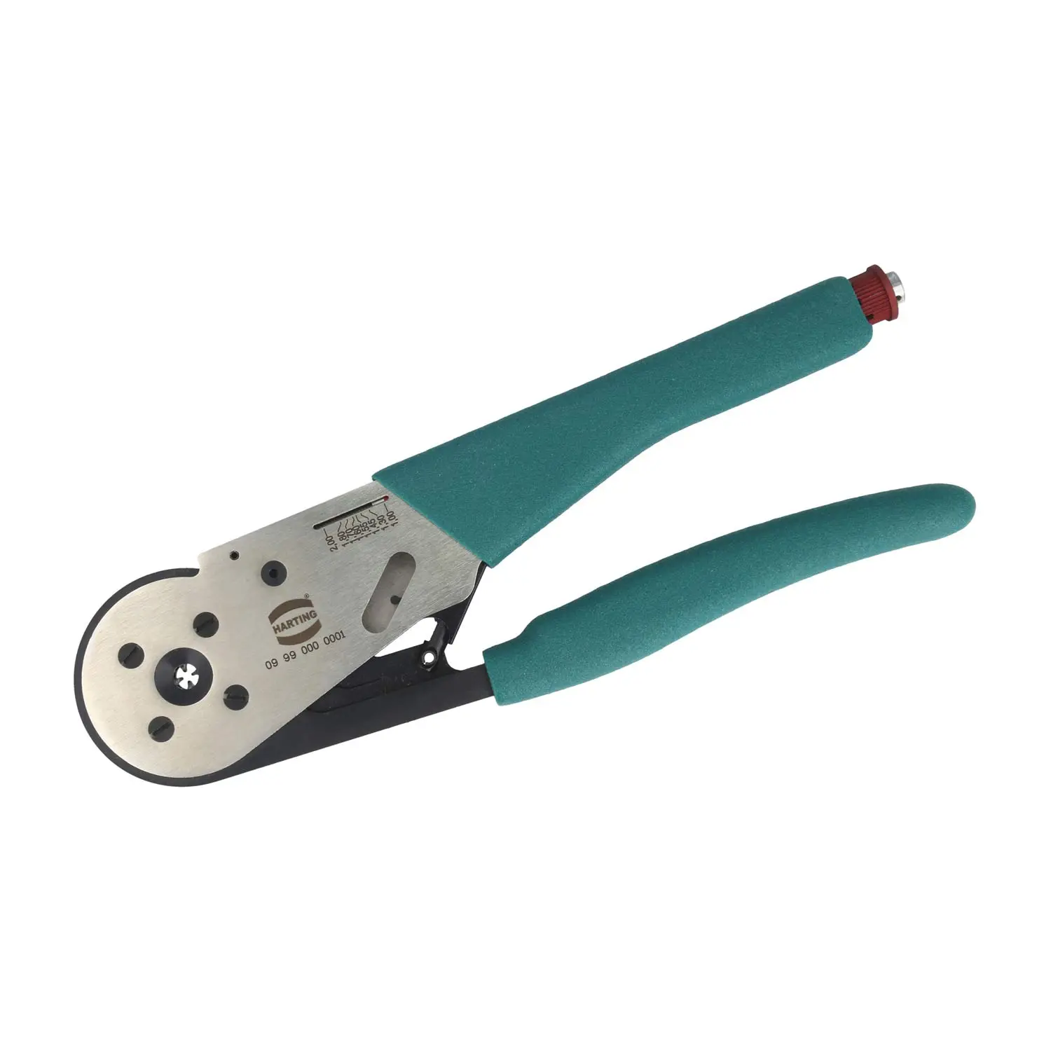 09990000001 HARTING 4-Kerb Crimpzange für Kontaktart: D/E/C Crimpkontakt Querschnitt 0,14mm² - 4mm² / AWG26 - AWG12