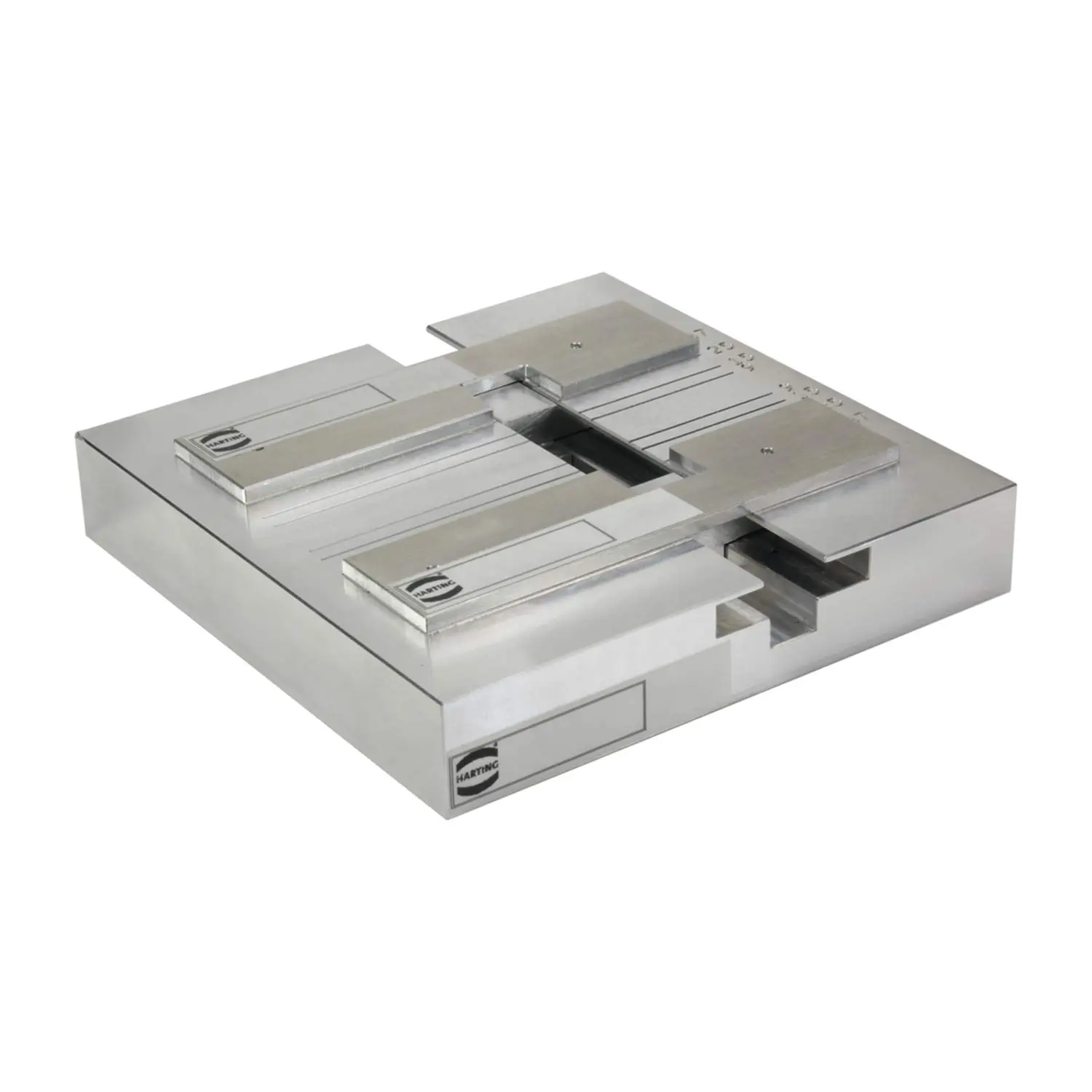 Produktfoto 1 von 09990000130 HARTING Werkzeug Grundplatte für die Schneidklemmtechnik für Leiterplattensteckverbinder vierreihig 19-4