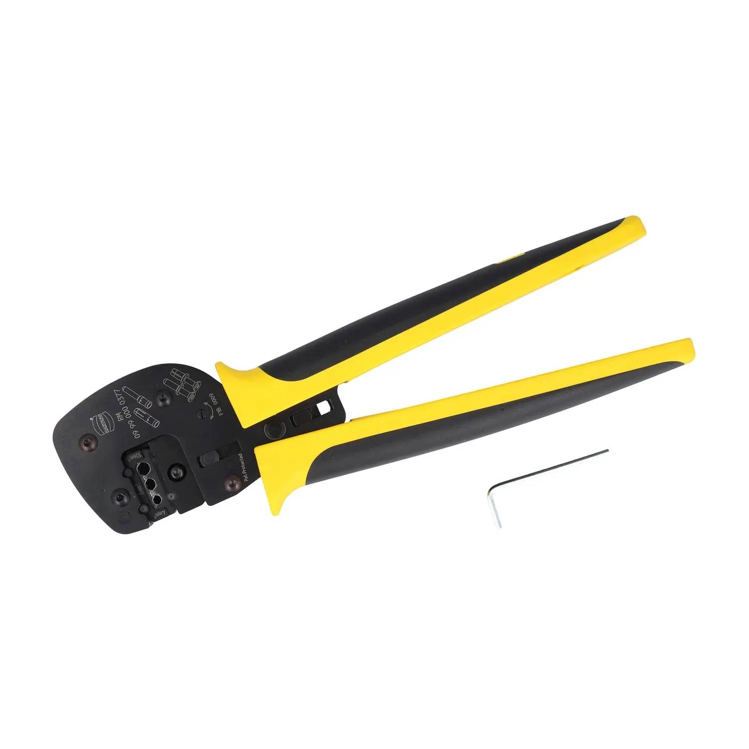 Produktfoto 1 von 09990000377 HARTING Crimpzange inkl. Positionshülse für Kontaktart: C-Crimpkontakt Querschnitt 4mm² - 10mm² / AWG12 - AWG8
