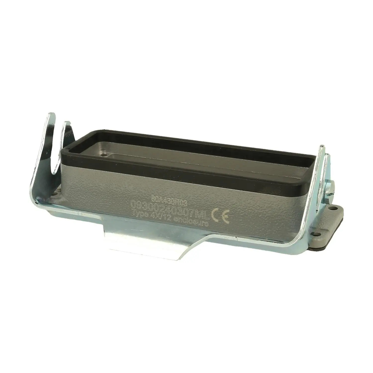 Produktfoto 1 von 09300240307ML Harting Han 24B Anbaugehäuse mit 1 Längsbügel