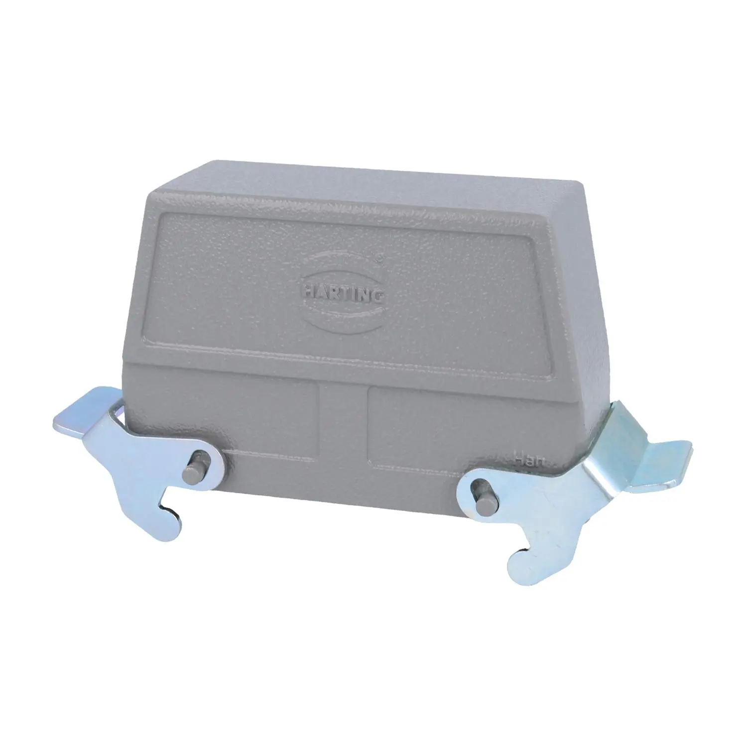 04300240570 HARTING Han 24B Tüllengehäuse hoch, 1xM40 seitlicher Kabelabgang, mit 2 Querbügeln Verschraubung M40 Klemmbereich 19,0mm - 28,0mm