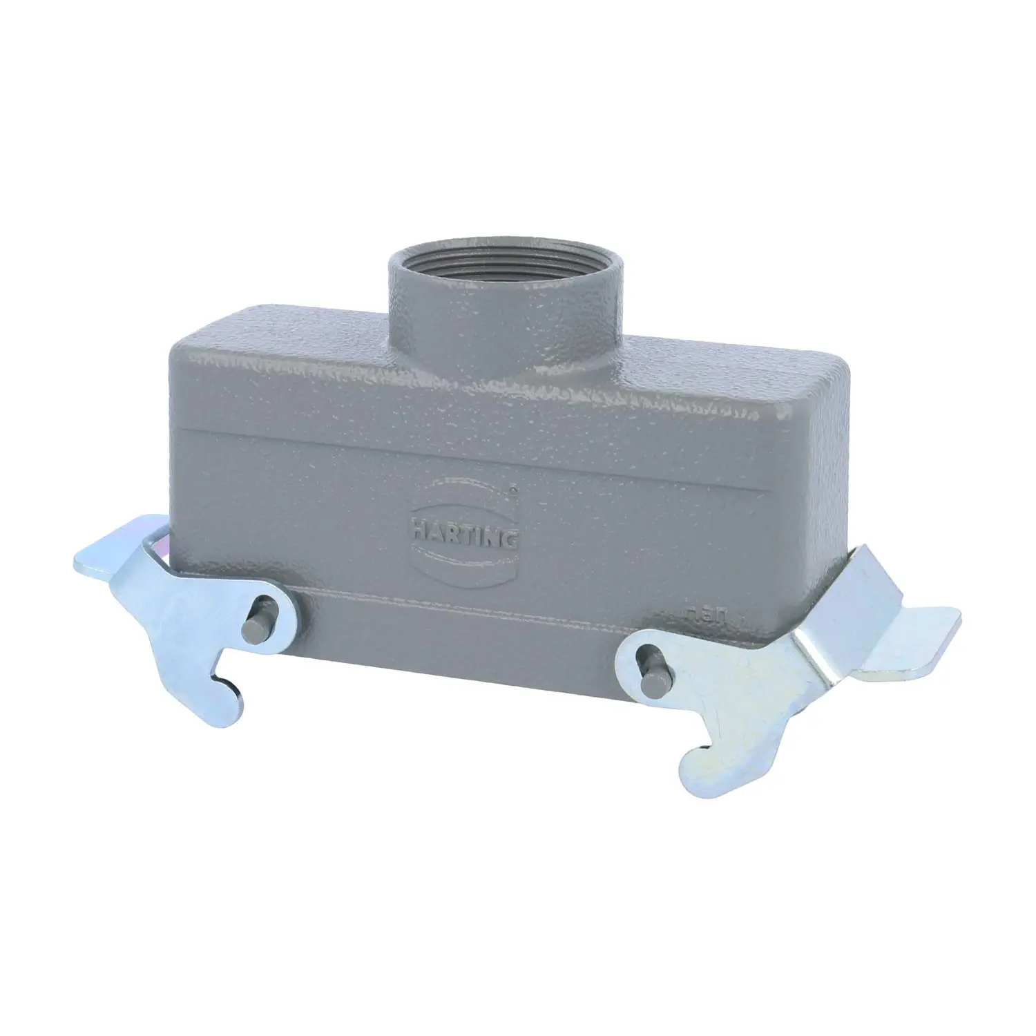 04300241431 HARTING Han 24B Tüllengehäuse niedrig, 1xPG29 gerader Kabelabgang, mit 2 Querbügeln Verschraubung PG29 Klemmbereich 16,0mm - 25,0mm